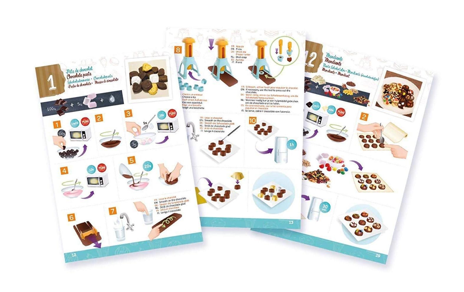 Buki Backform »Cook Chef Schokolade«, (Set, 50 St.)