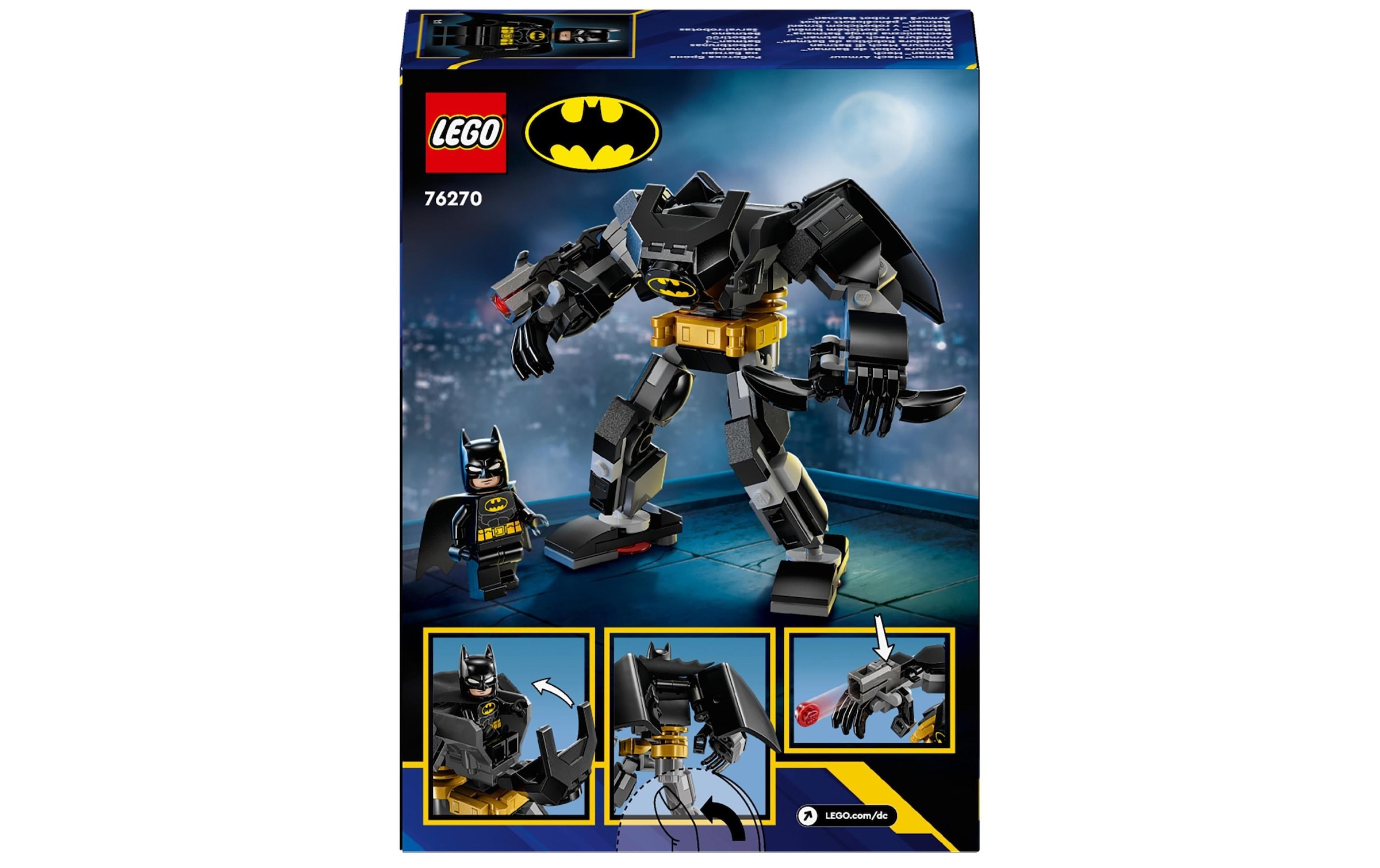 LEGO® Spielbausteine »DC Batman Mech 76270«, (140 St.)
