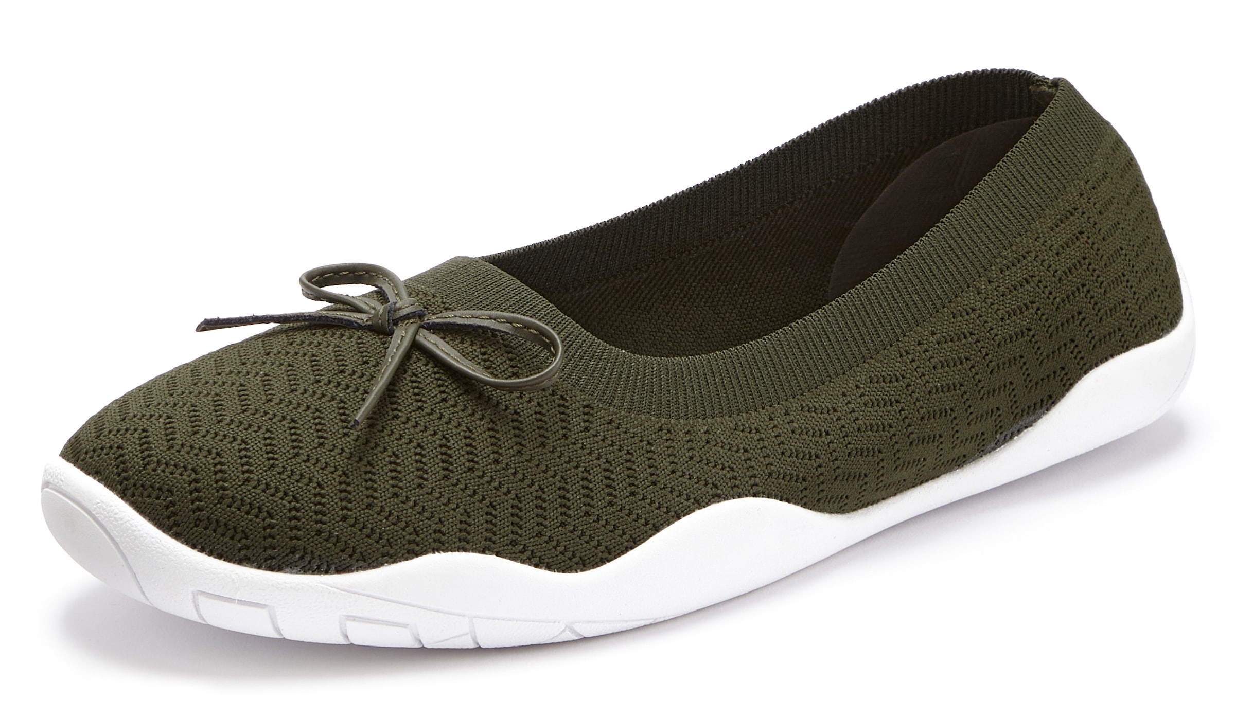 LASCANA Sneaker Ballerinas, Slipper, Halbschuh, ultraleicht zum Reinschlüpfen VEGAN