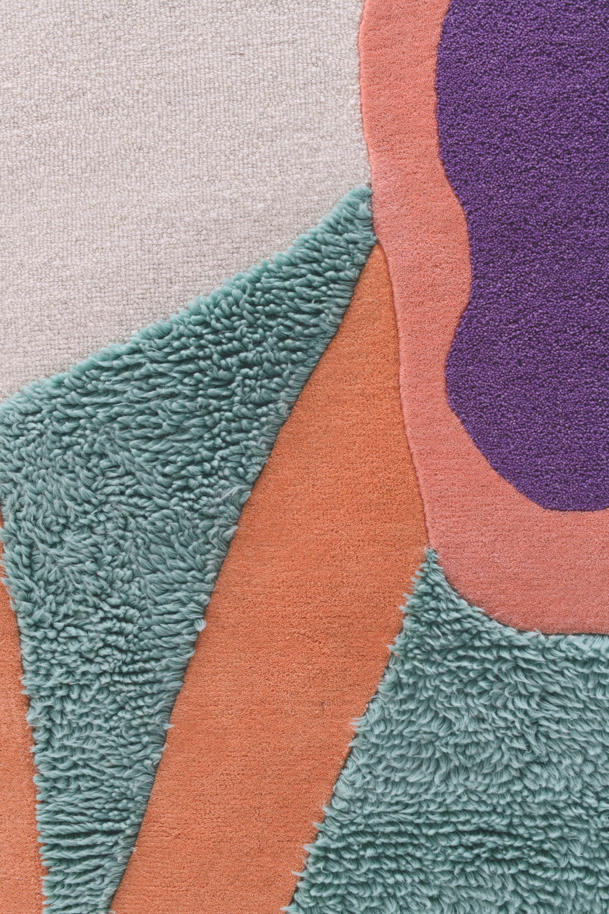 TOM TAILOR HOME Designteppich »Bings Colorful Poppy«, rechteckig, Kurzflor, reine Wolle, modernes Design, abstrakte Blumen