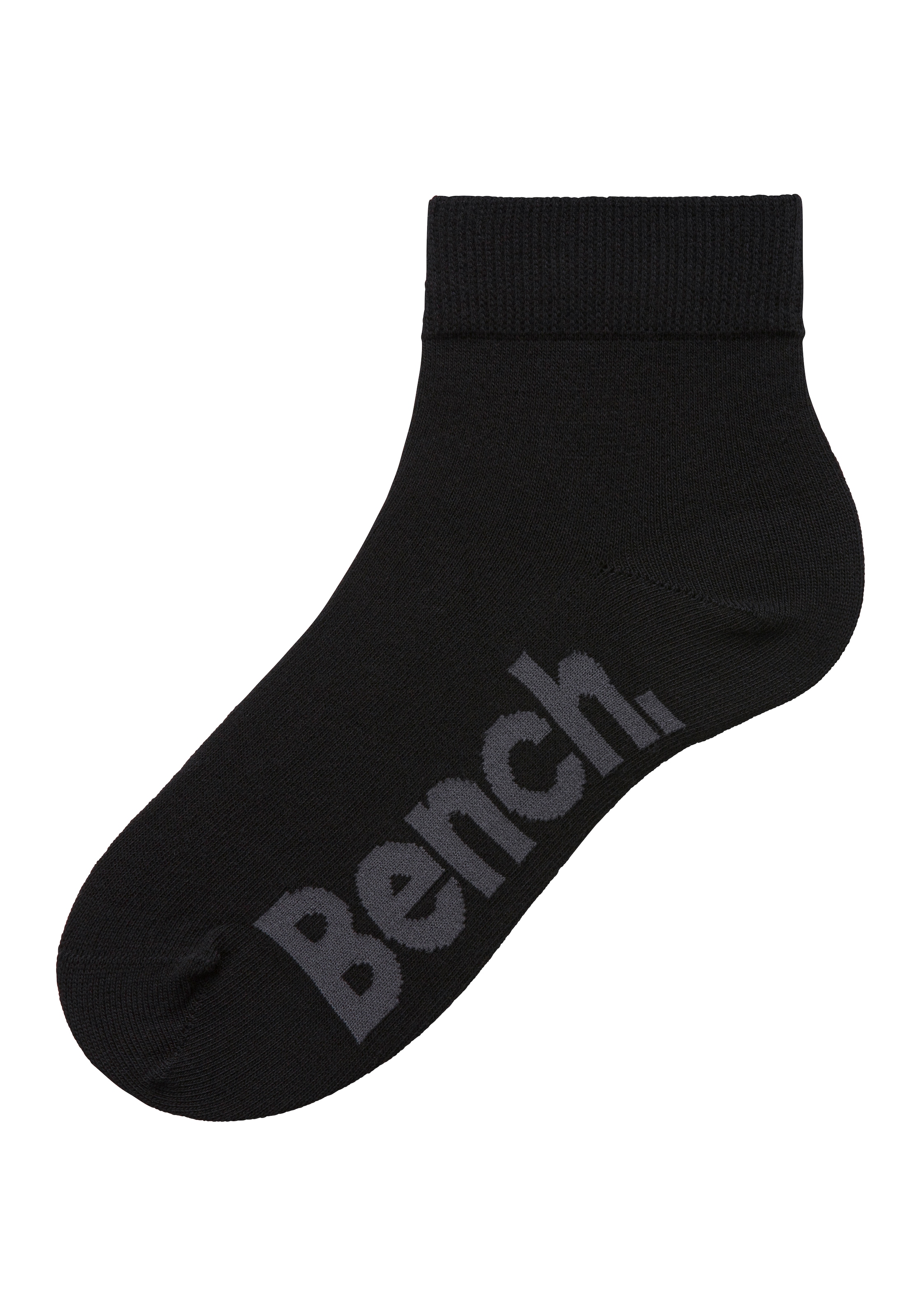 Bench. Kurzsocken, (Federtasche, 7 Paar), in ansprechendem Mäppchen mit Reissverschluss
