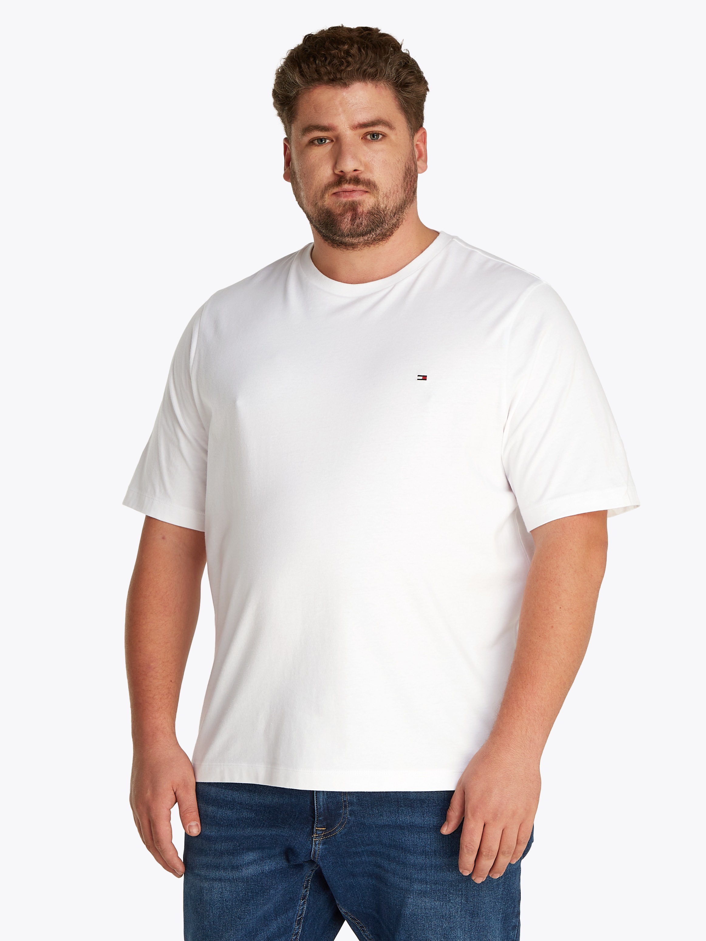 Tommy Hilfiger Big & Tall T-Shirt »BT-ESSENTIAL REG FIT SOLID TEE-B« Grosse Grössen