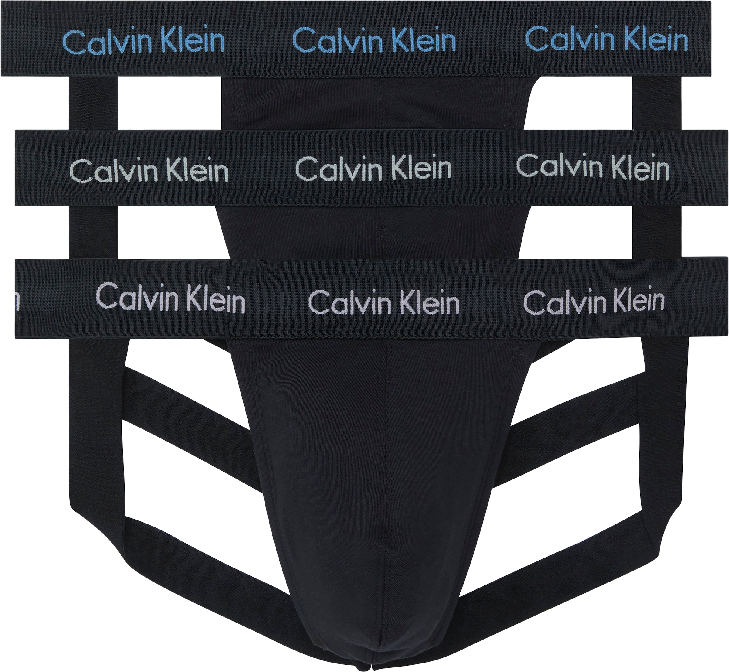 Calvin Klein Underwear String »JOCK STRAP 3PK« Packung, 3er-Pack, 3 Stk. mit Logo-Elastikbund