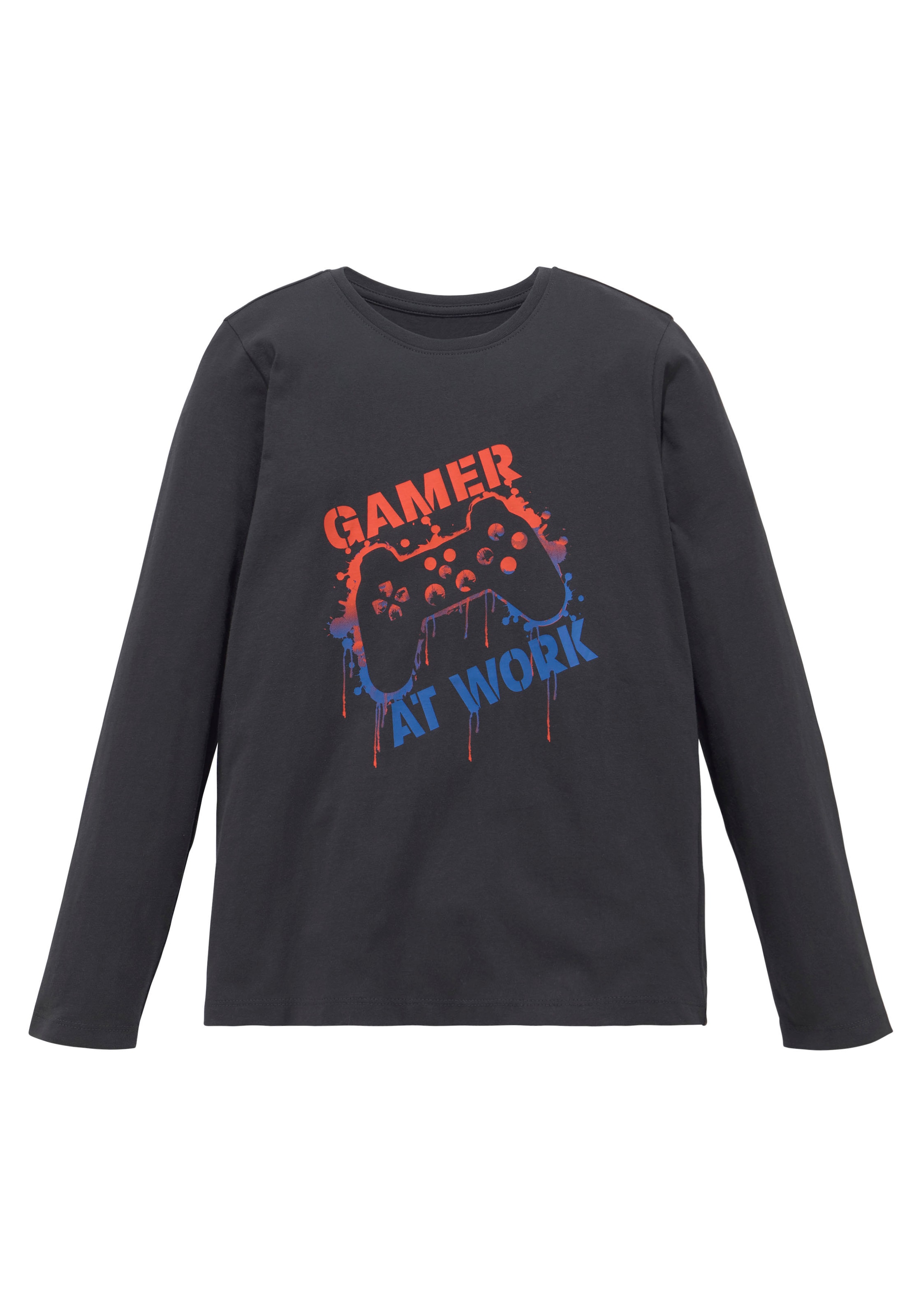 ✵ KIDSWORLD Langarmshirt »GAMER AT WORK« günstig kaufen | Jelmoli-Versand