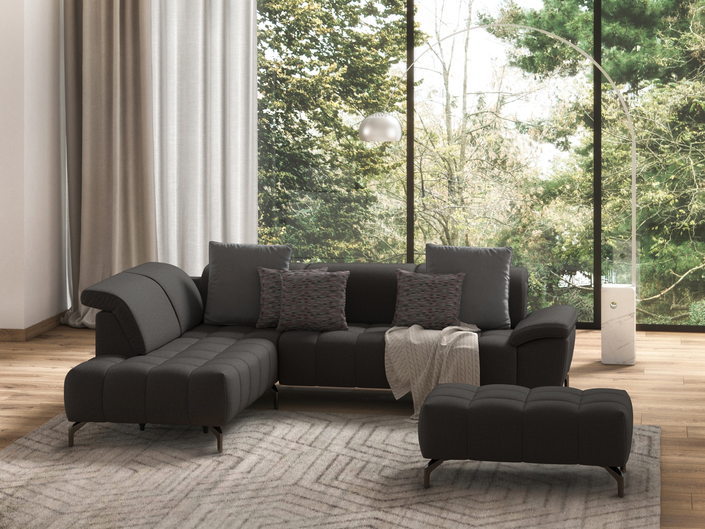 sit&more Hocker »Cool«, mit schwarzen Füssen
