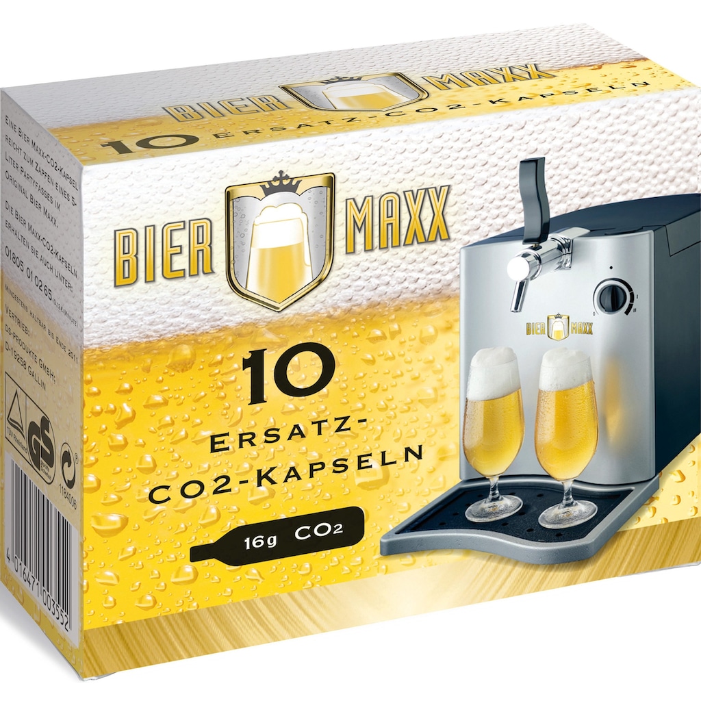 Biermaxx CO₂-Kapsel »für Bier Maxx Bierzapfanlage«