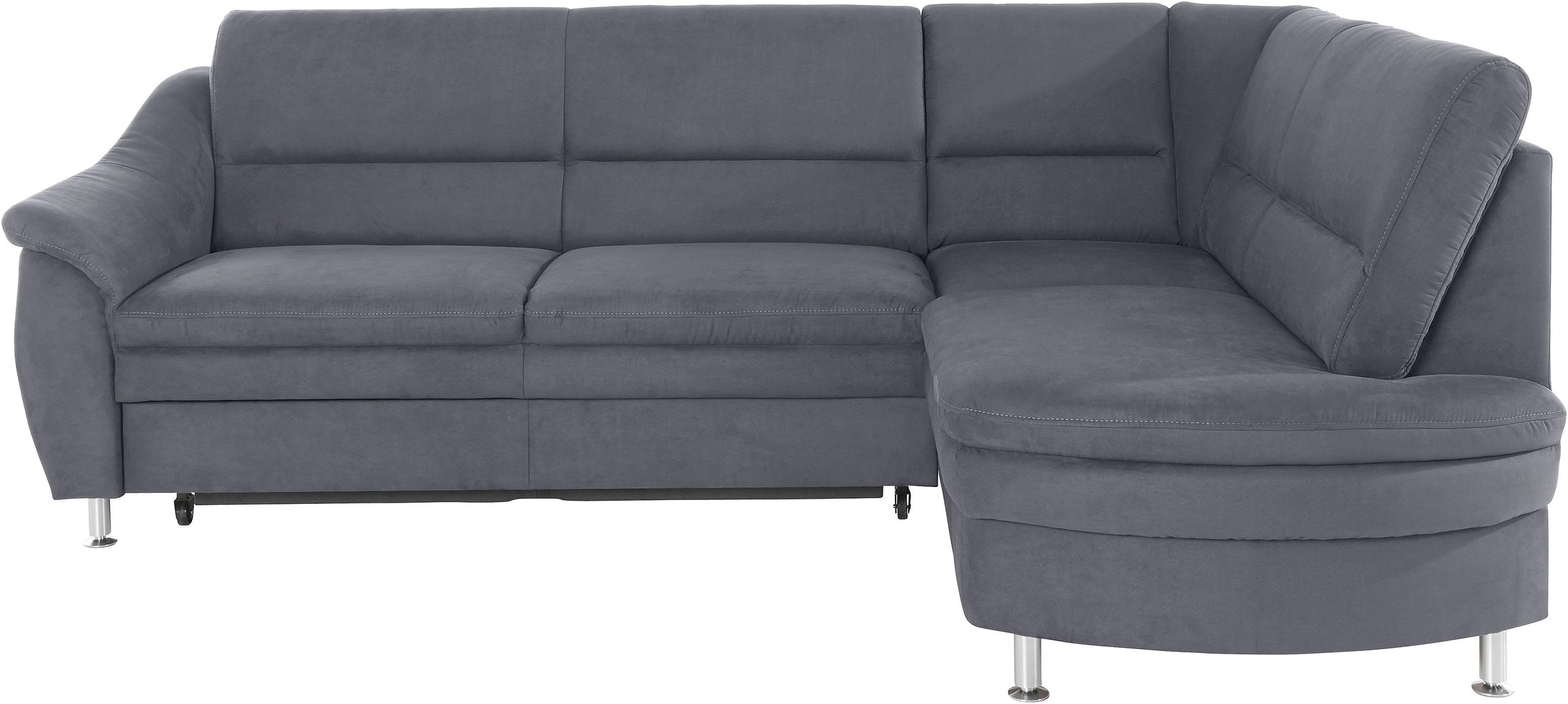 OTTO home Ecksofa "Cardoso L-Form" Federkern, wahlweise mit Bett, Schubkasten
