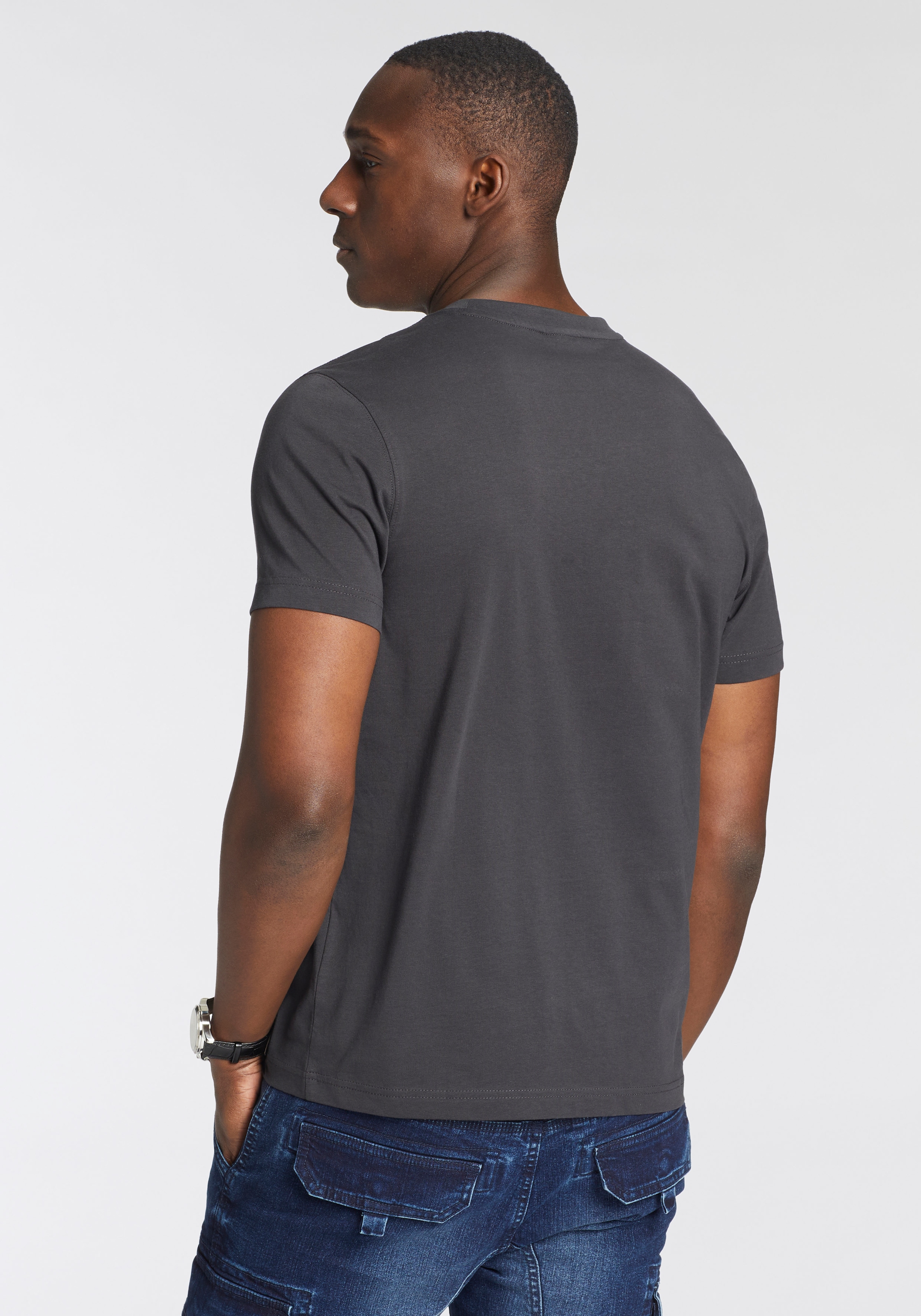 H.I.S T-Shirt, Mit grossem Frontprint