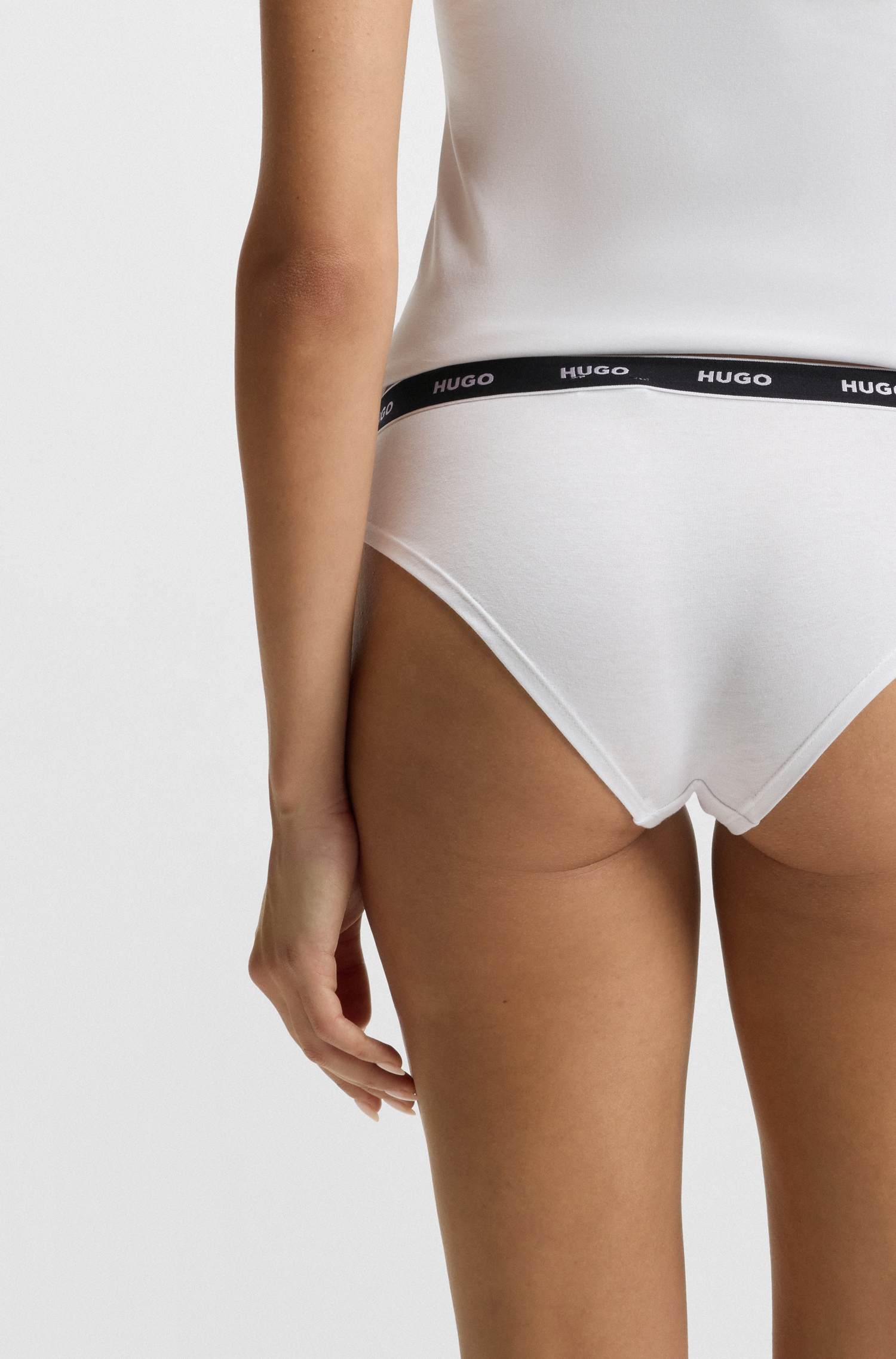 HUGO Underwear Slip »TRIPLET BRIEF STRIPE«, (Packung, 3 St., 3er Pack), mit HUGO Logo-Elastikbund