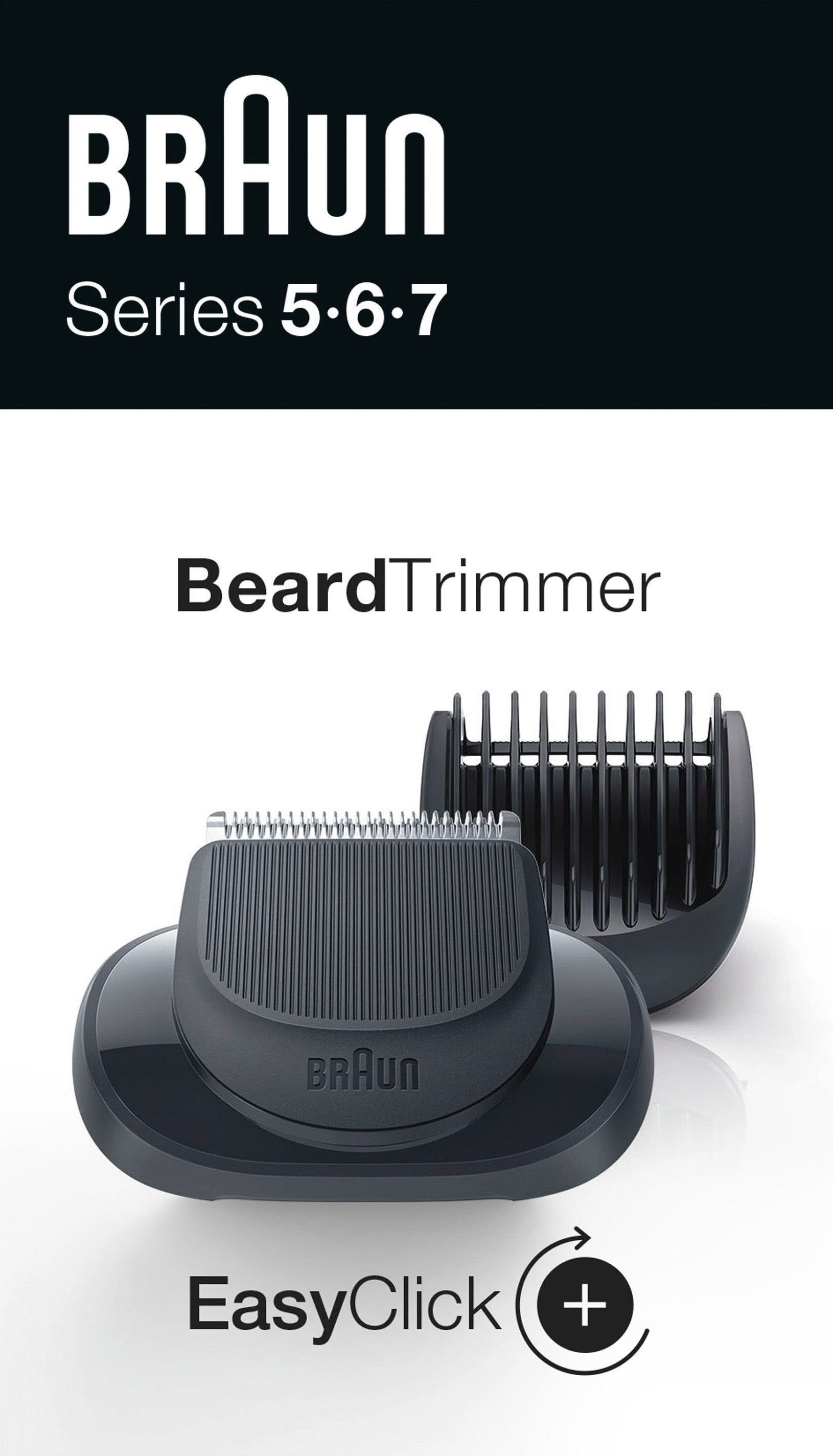 ❤ Braun Aufsatz Barttrimmer, 5 verschiedene Längen einstellbar bestellen im  Jelmoli-Online Shop