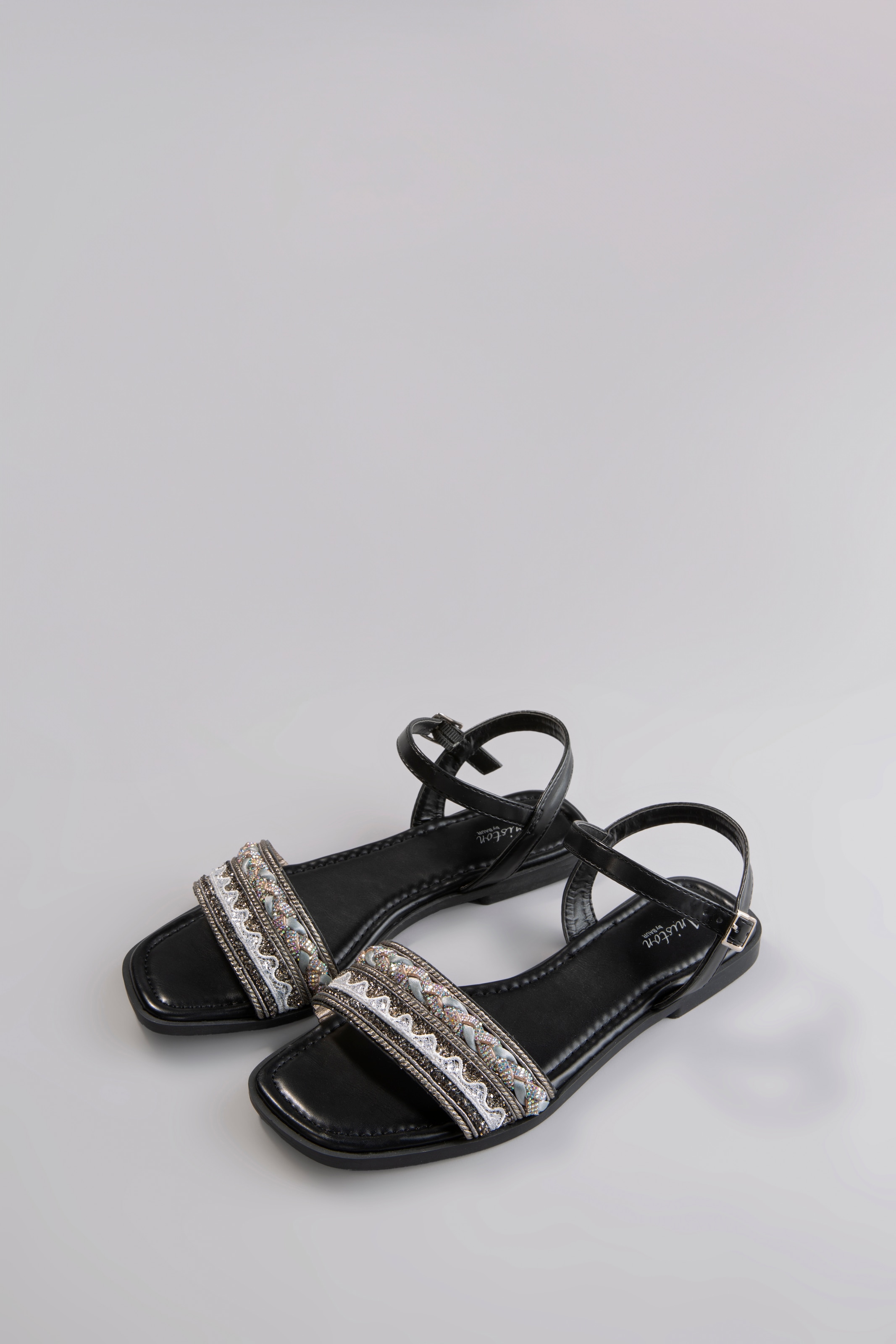 Aniston SHOES Riemchensandale, Sommerschuh, Sandalette, Glitzersteine - NEUE KOLLEKTION