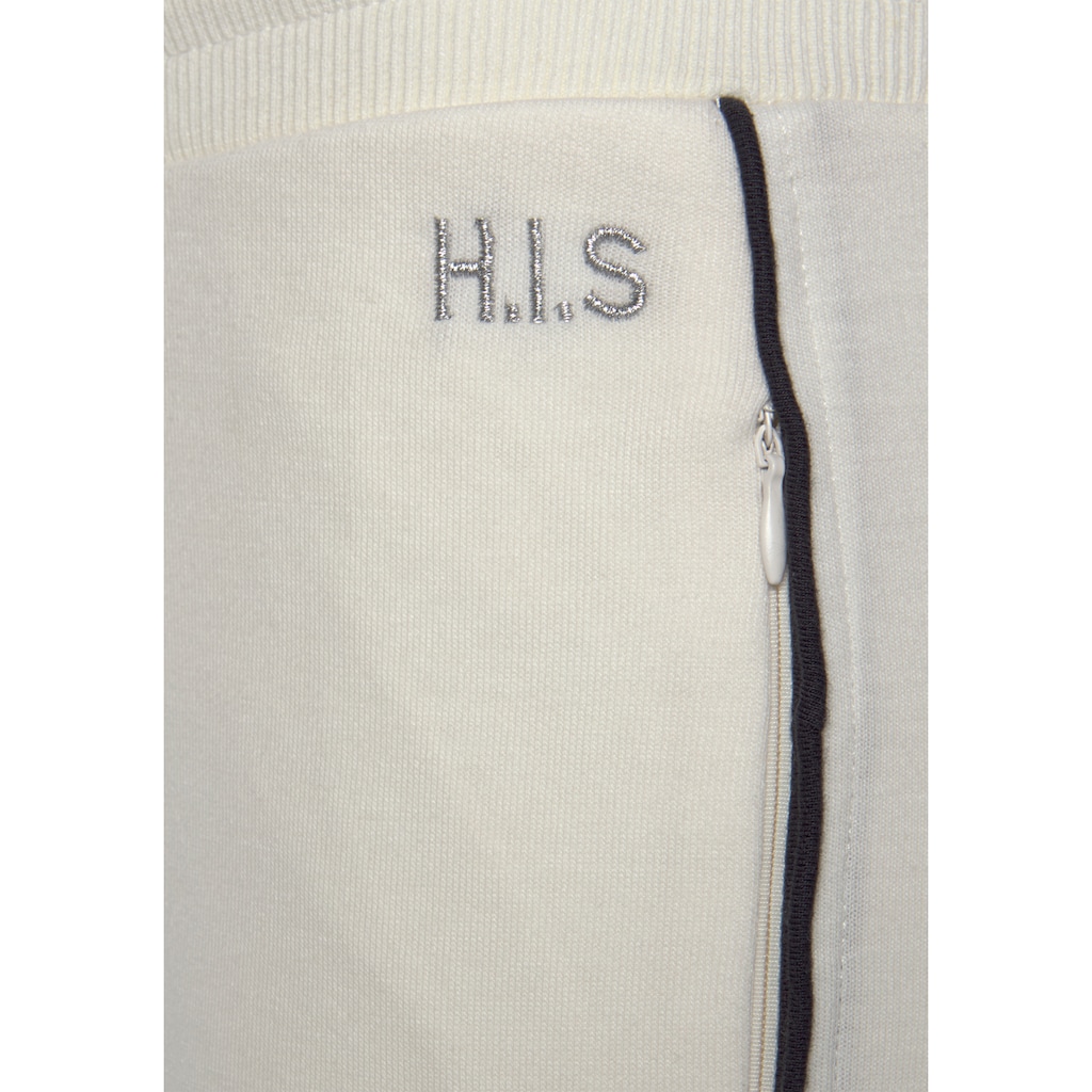 H.I.S Caprihose, mit seitlichen Piping, Loungeanzug