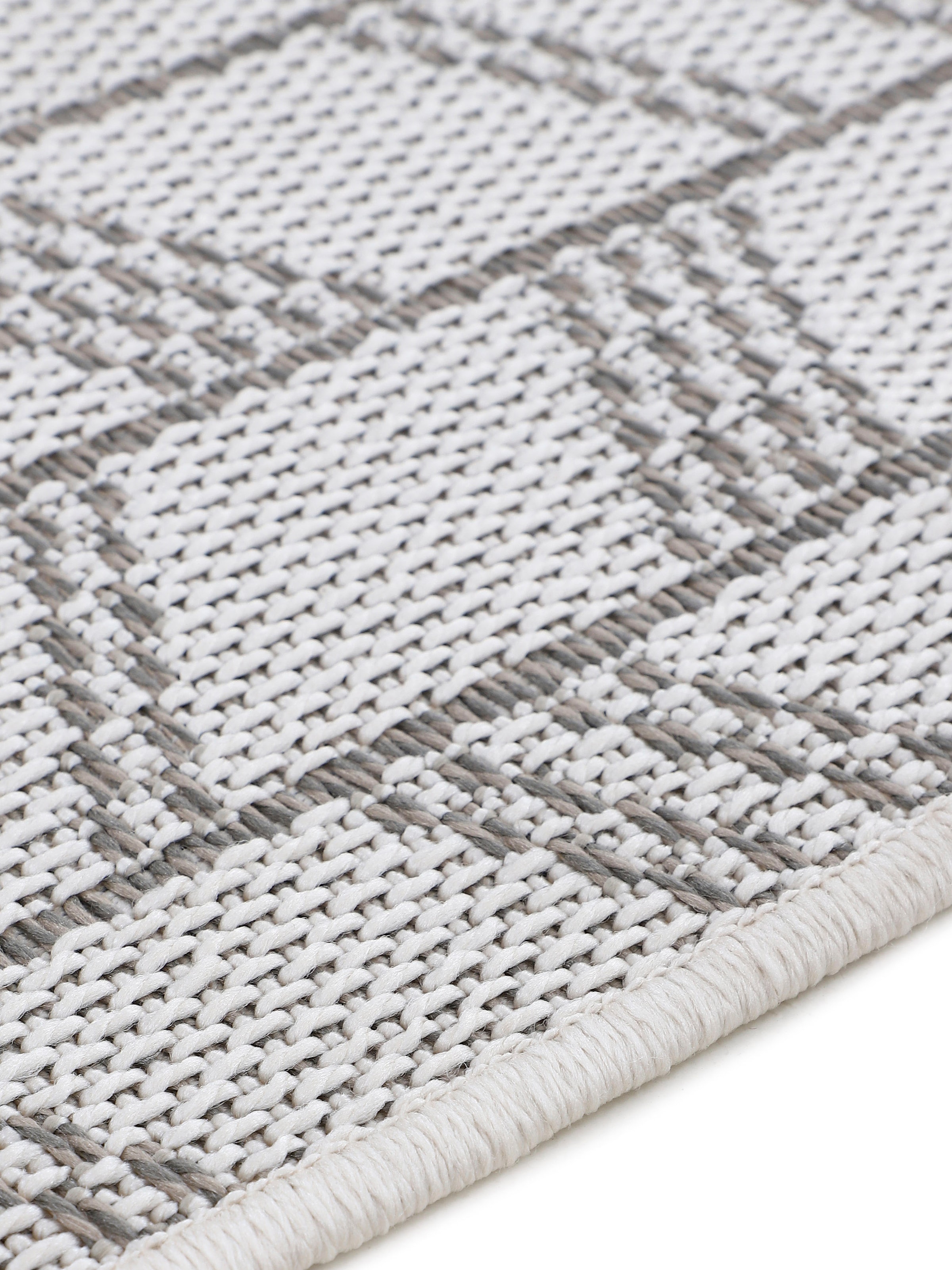 carpetfine Teppich »Boho 102,  auch als Läufer erhältlich«, rechteckig, 4 mm Höhe, robustes Flachgewebe, Sisal Optik, UV-beständig, In- und Outdoor