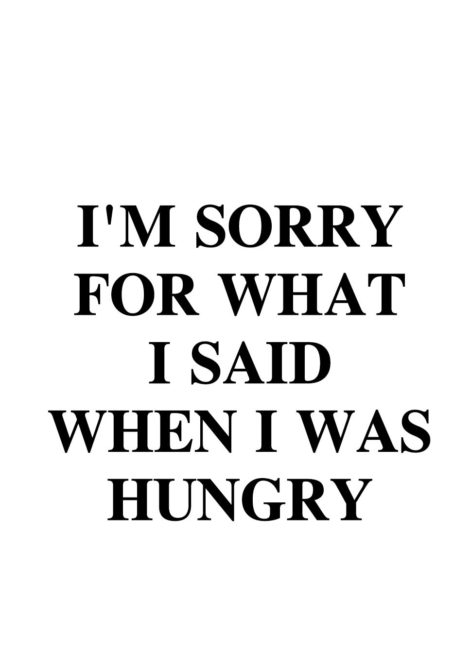 queence Wanddekoobjekt "I´m sorry for what I said ..." Stahlschild, Blechschild, Spruch, Witzig, Wanddeko, retro, 20x30cm
