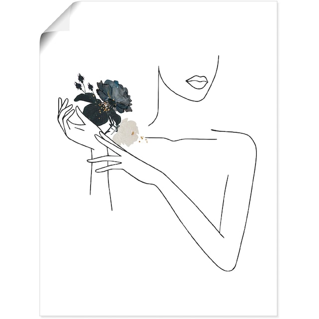 Artland Wandbild »Moderne LineArt Mädchen II«, Modebilder, (1 St.), als  Alubild, Leinwandbild, Wandaufkleber oder Poster in versch. Grössen online  kaufen | Jelmoli-Versand