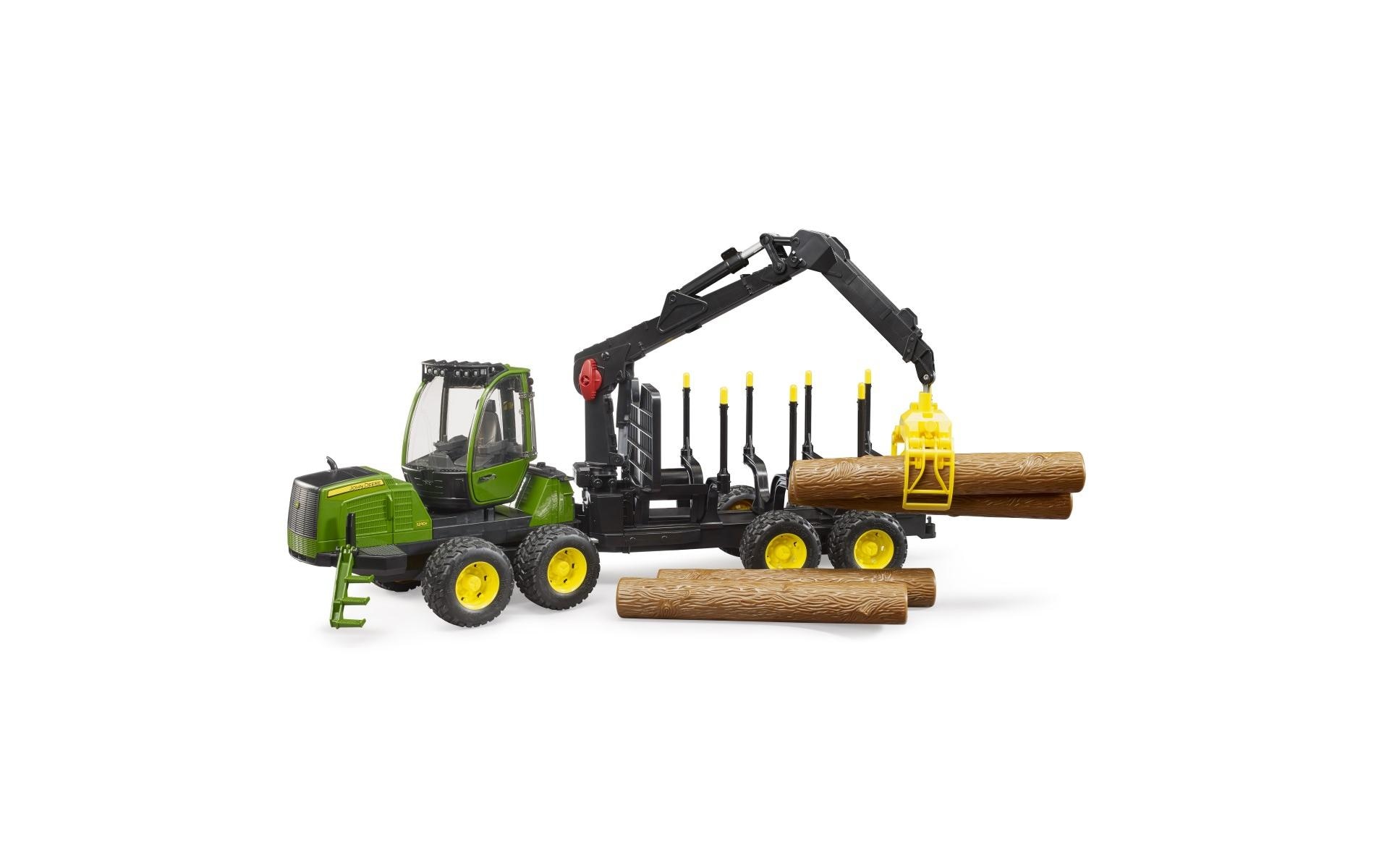 Bruder Spielzeug-Landmaschine "mit Greifer John Deere 1210E"