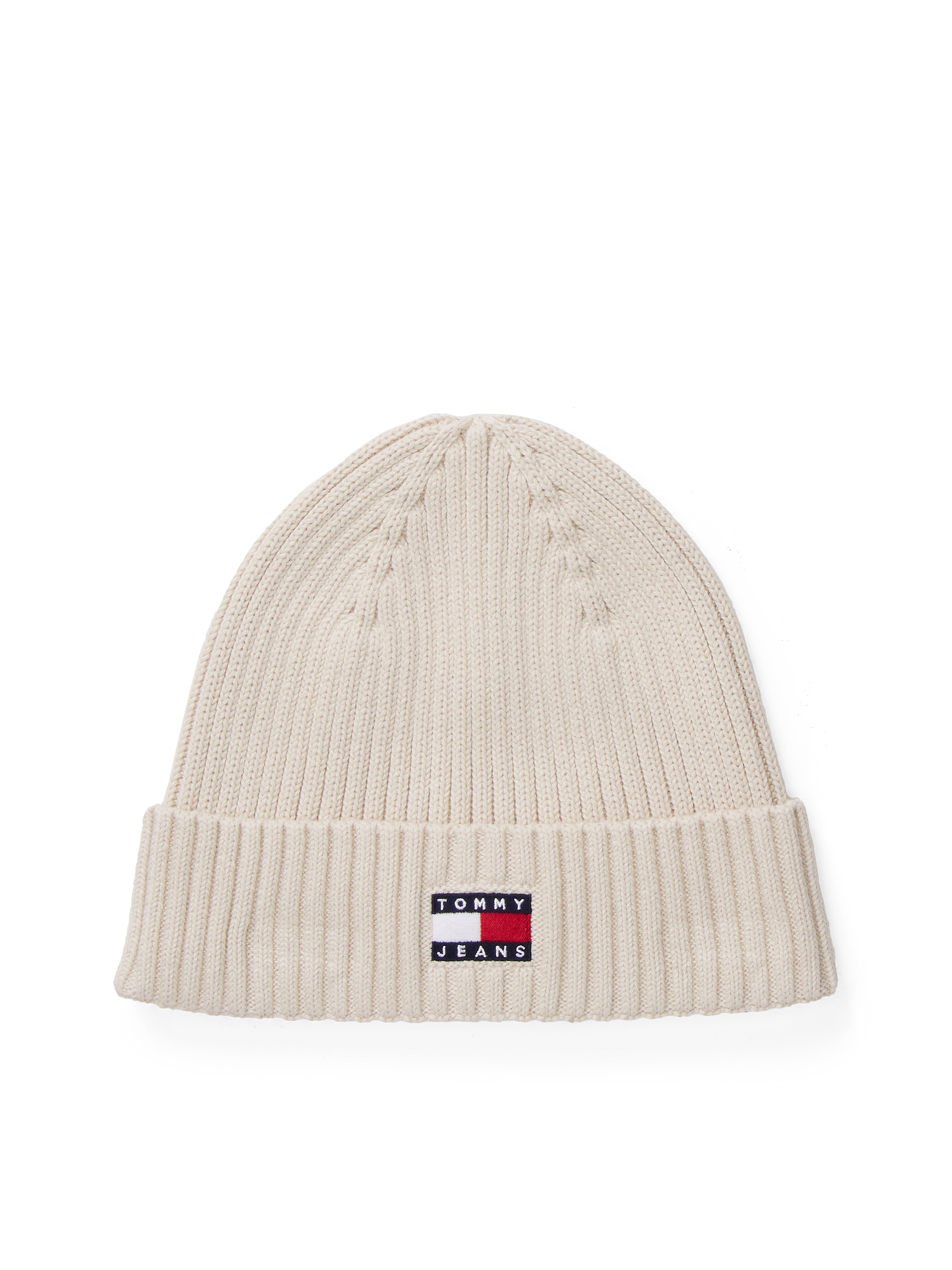 Tommy Jeans Beanie »TJW HERITAGE CORE« Rippstrick, Umschlag, normale Passform