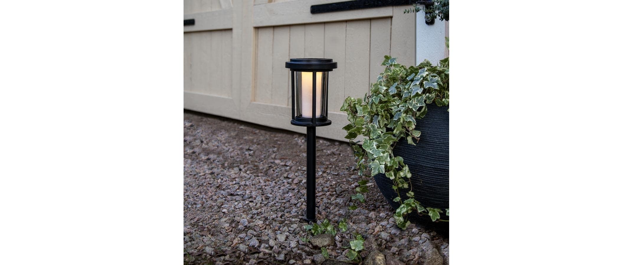 Parforce Traditional Hunting Gartenleuchte »Solar Bollard Alippa, 44 cm, Schwarz«