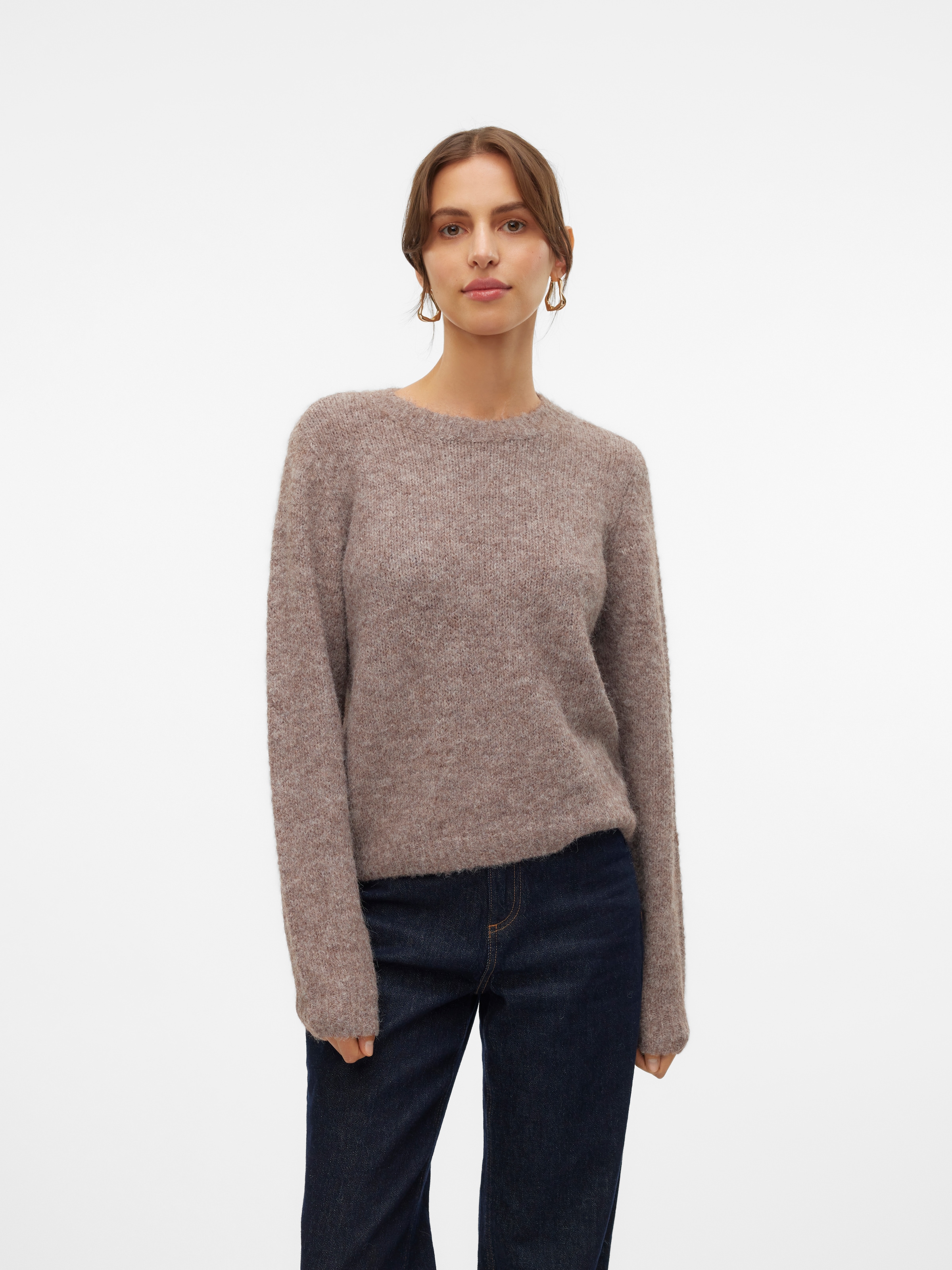 Vero Moda Strickpullover »VMNOVAH LS O-NECK PULLOVER GA NOOS«