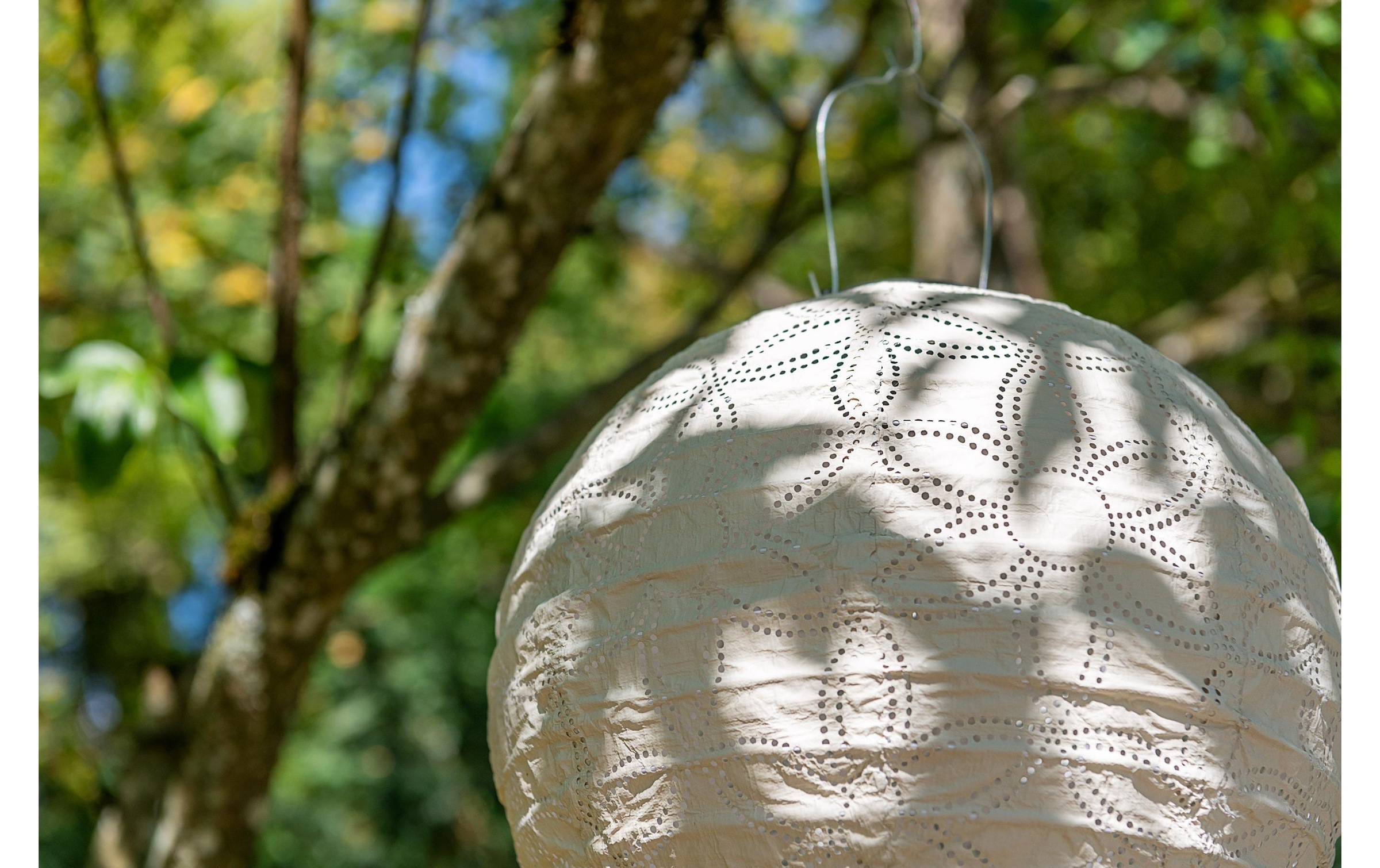 STT LED Gartenleuchte »Solar Lantern round sand«, 1 flammig