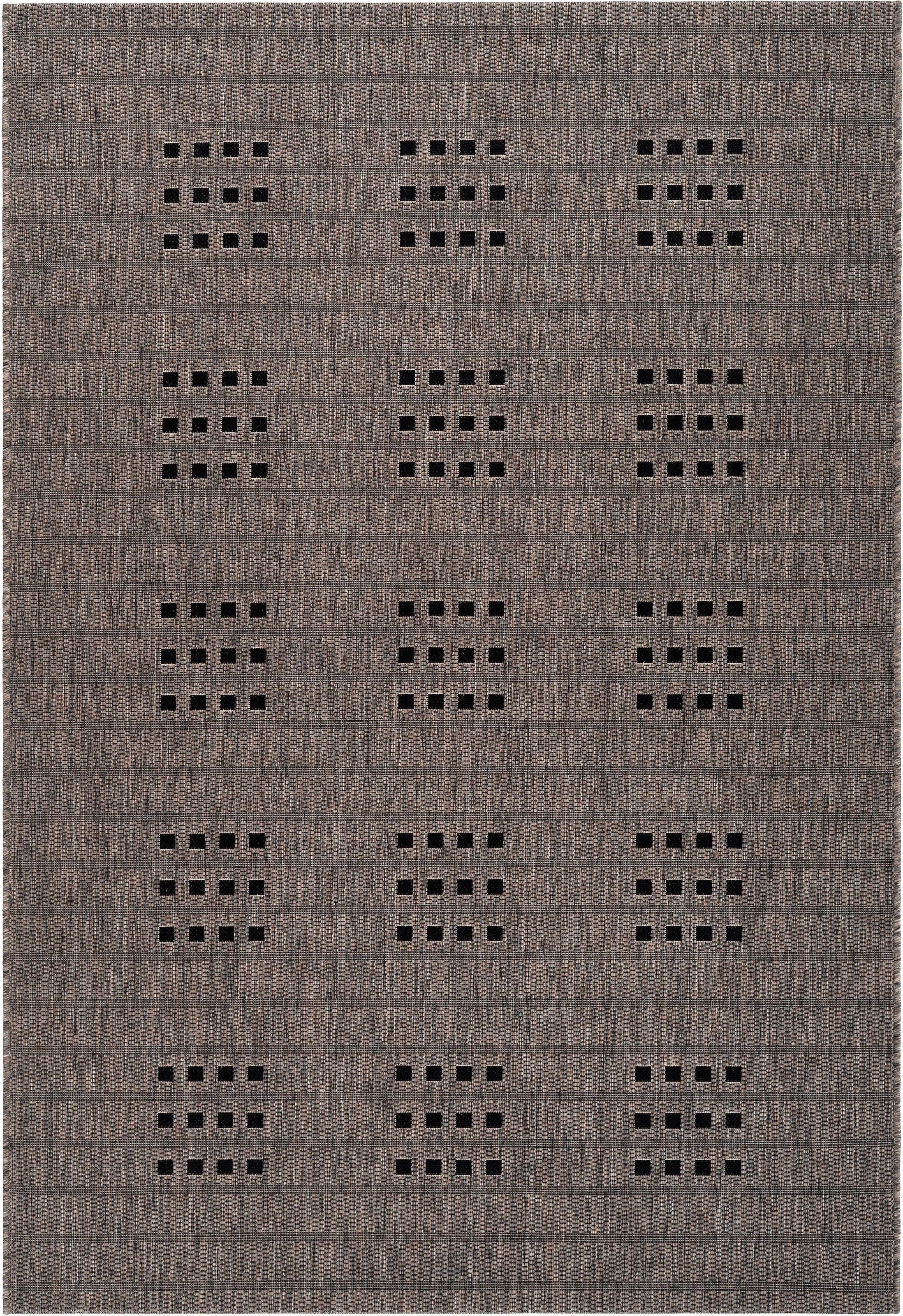 calo-deluxe Teppich »Perugia 1050«, rechteckig, 7 mm Höhe, In- und Outdoor geeignet, Wohnzimmer