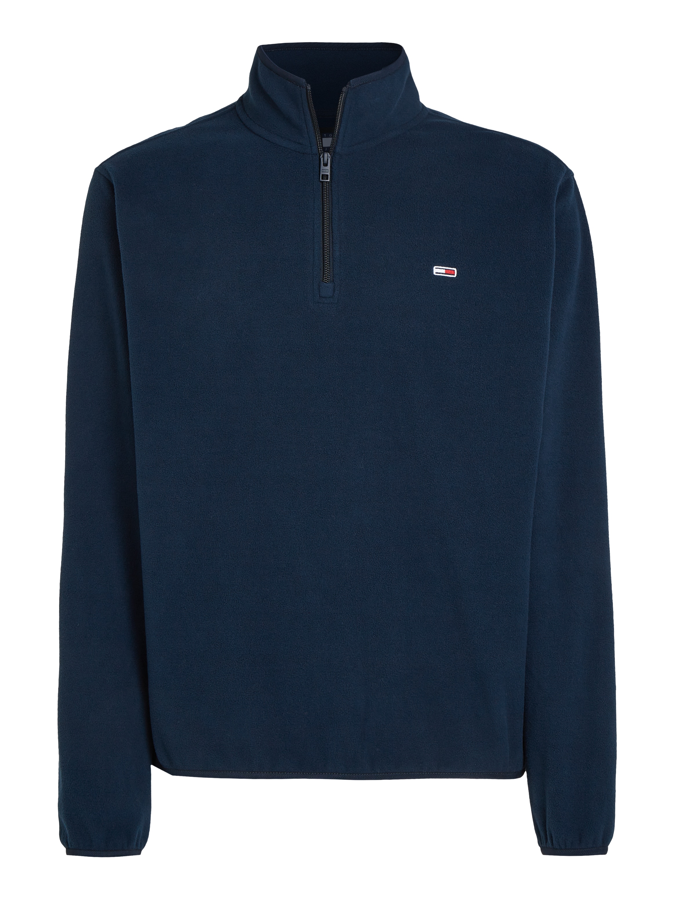 Tommy Jeans Fleecepullover »TJM REG S FLAG POLAR 1/4 ZIP«, mit Stehkragen