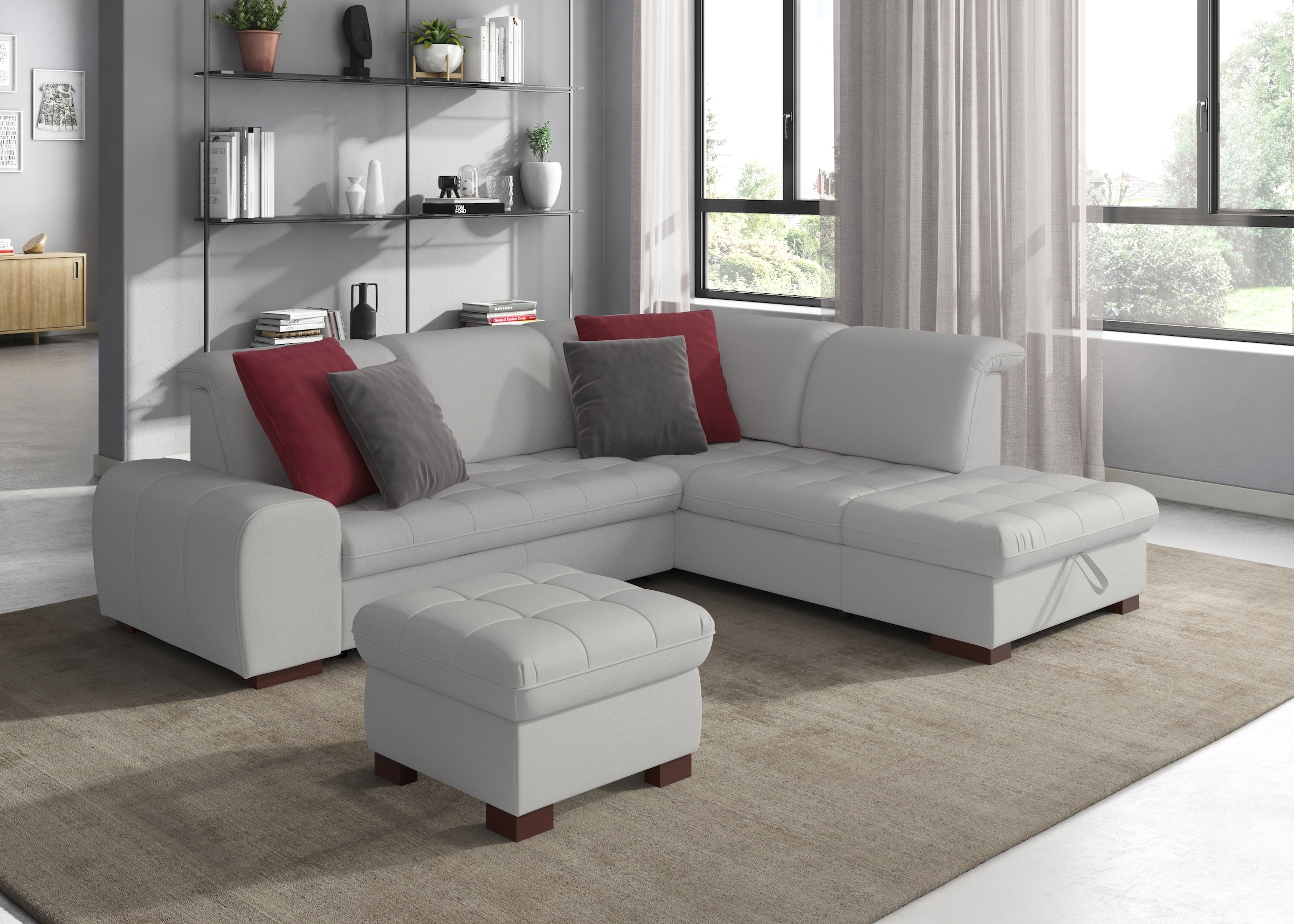 sit&more Hocker »Luxor«, auch erhältlich in dem besonders leicht mit Wasser zu reinigen