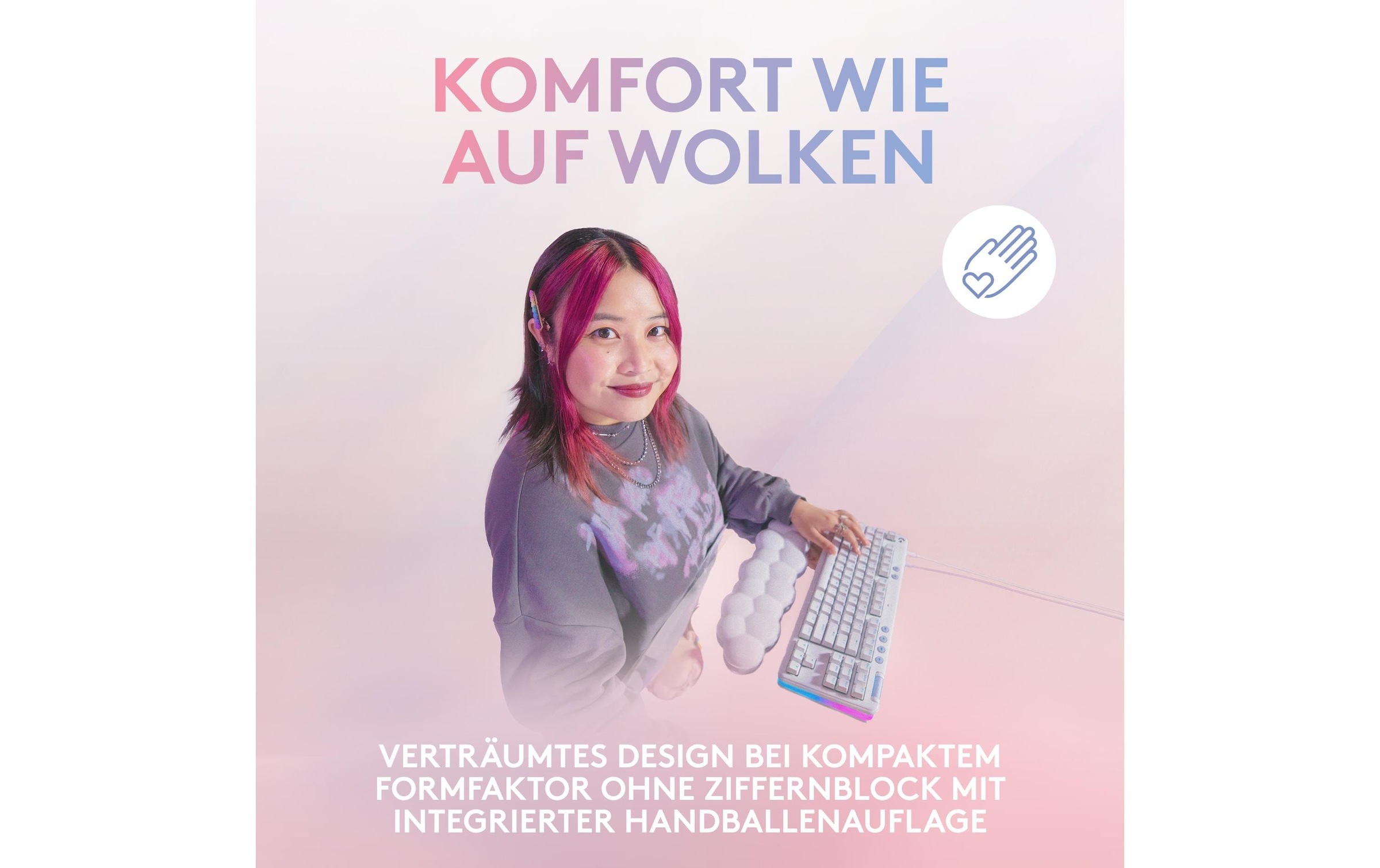 Logitech Gaming-Tastatur »Logitech G713 Gaming Keyboard off white«