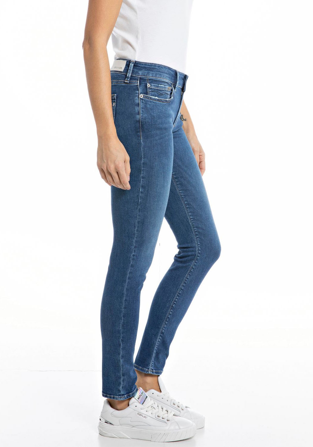 Replay 5-Pocket-Jeans »NEW LUZ Skinny Fit«, in Ankle-Länge