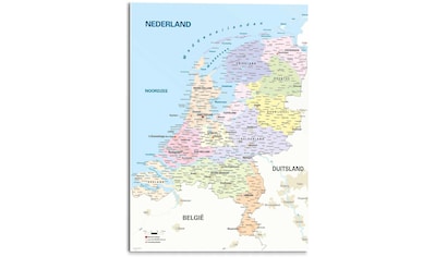 Reinders! Poster »Schulkarte Niederlande« online shoppen | Jelmoli-Versand