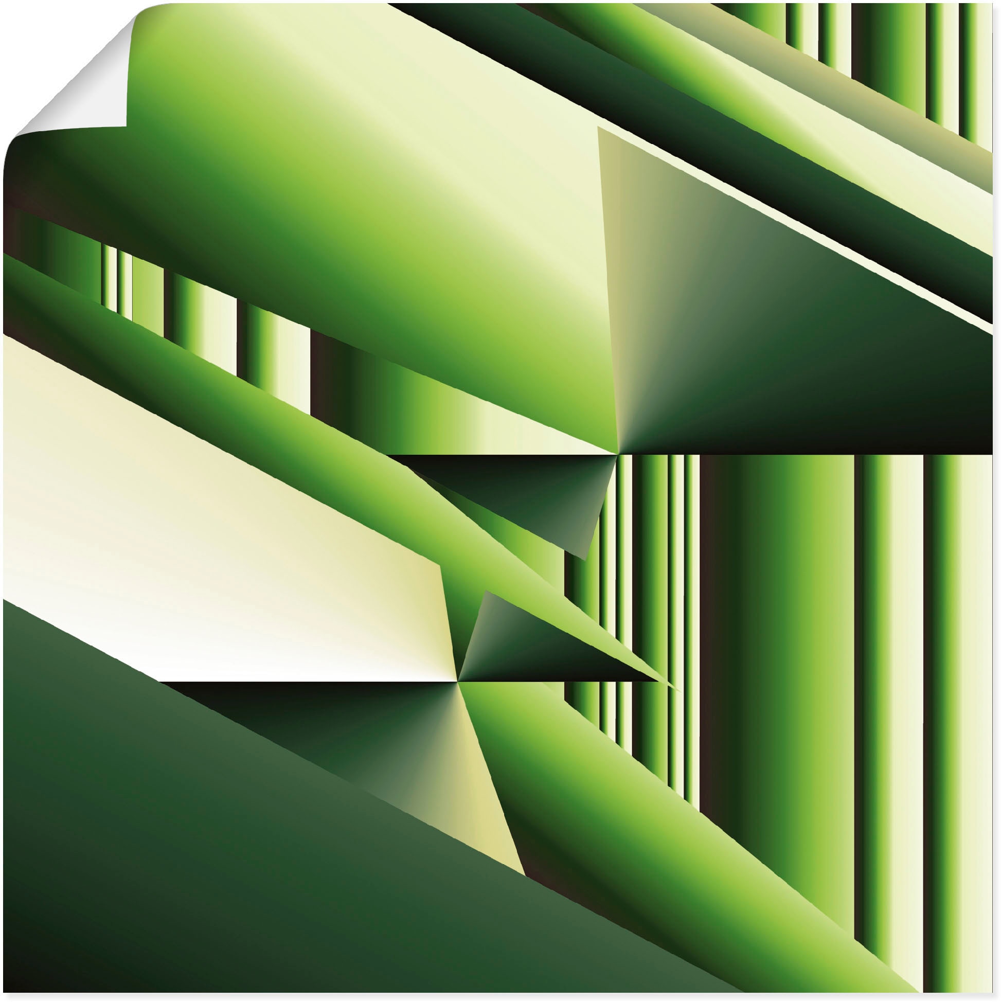 Artland Wandbild »Grüner Bambus Modern Art«, Muster, (1 St.), als Alubild,  Leinwandbild, Wandaufkleber oder Poster in versch. Grössen online kaufen |  Jelmoli-Versand
