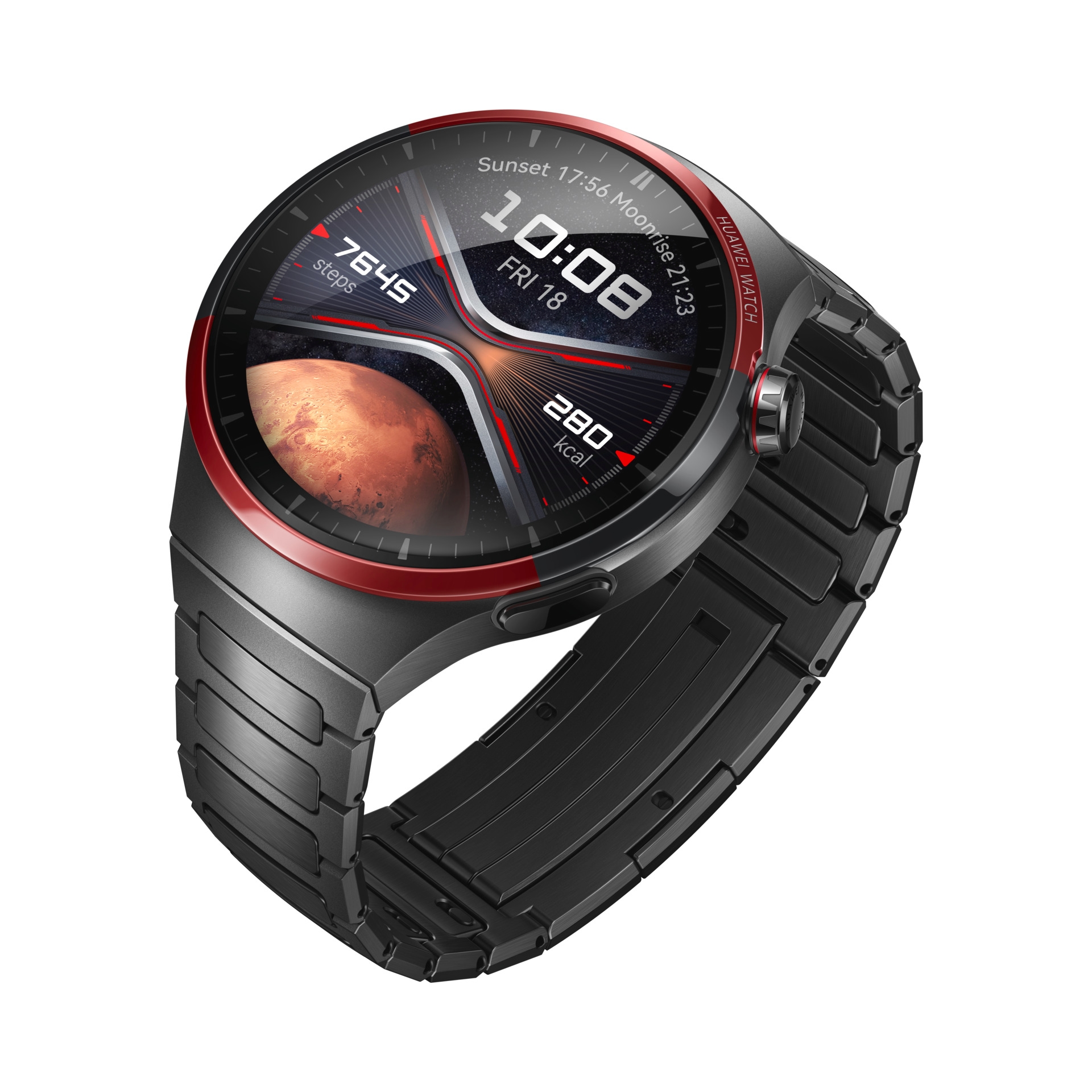 Huawei Smartwatch »Watch 4 Pro Space Edition, 3,8 cm (1,5 Zoll) AMOLED-Display«, (3,8 cm / 1,5 Zoll), Harmony OS, 32,00 GB, eSIM und LTE, SPo2, Sturzerkennung, One Touch Health