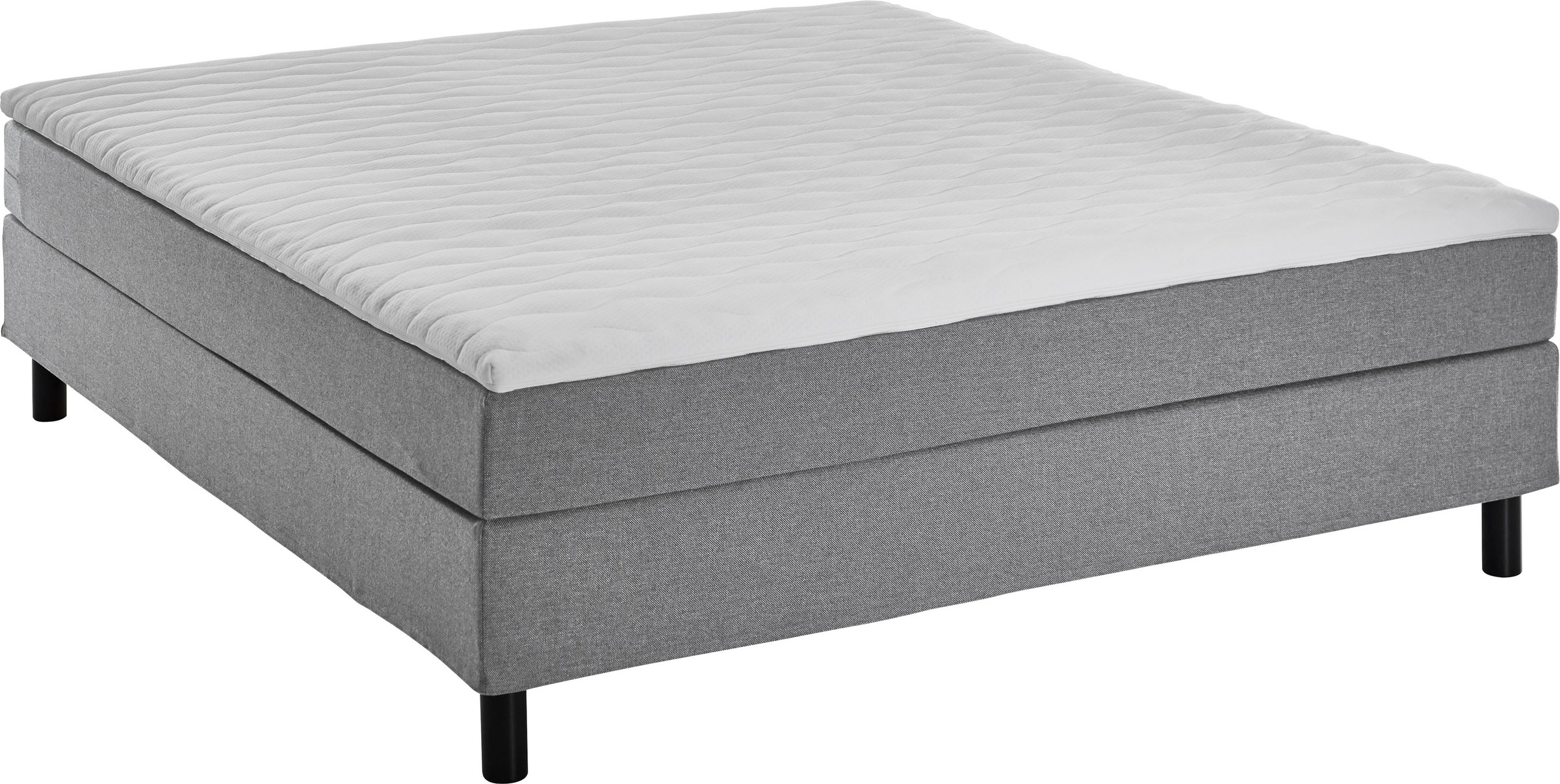 ATLANTIC home collection Boxbett »Happy«, ohne Kopfteil, mit Topper, wahlweise mit oder ohne Bettwaren