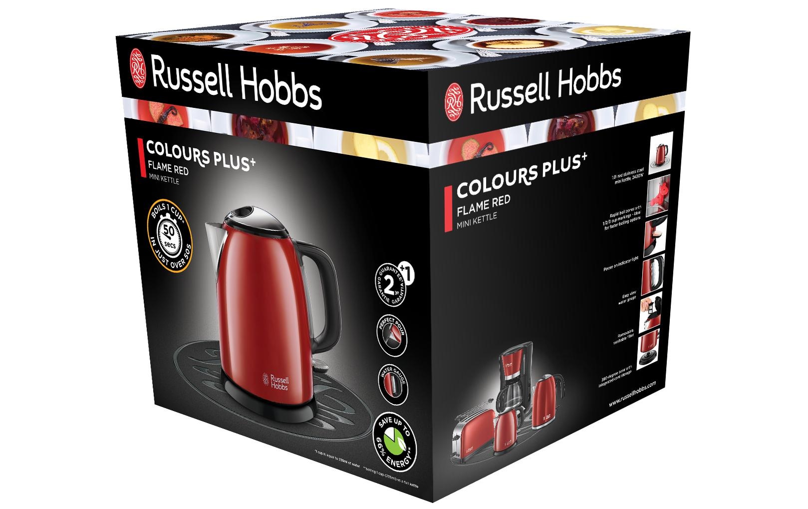 RUSSELL HOBBS Wasserkocher »24992-70 Colours Plus«, 1 l, 2400 W