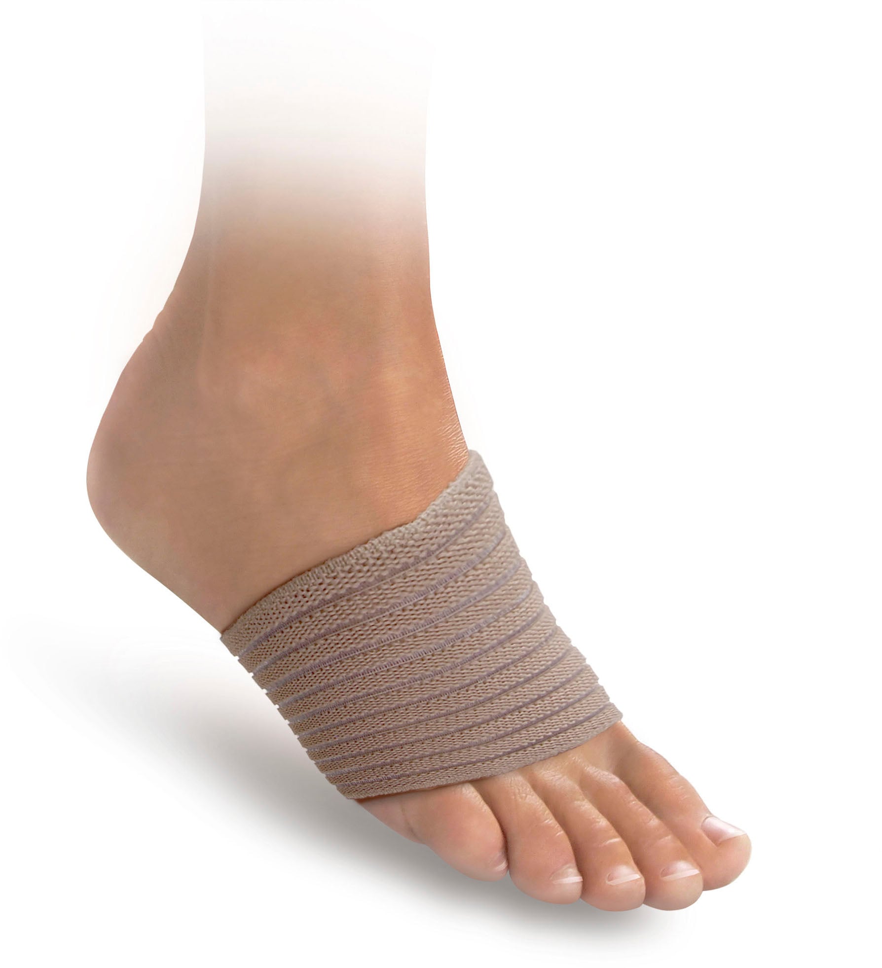 Fussgut Spreizfussbandage »Mittelfussbandage "Individual" stabilsiert und entlastet, 2 Paar« mit Kompression gegen Überlastungserscheinungen (Spreizfuss Probleme)