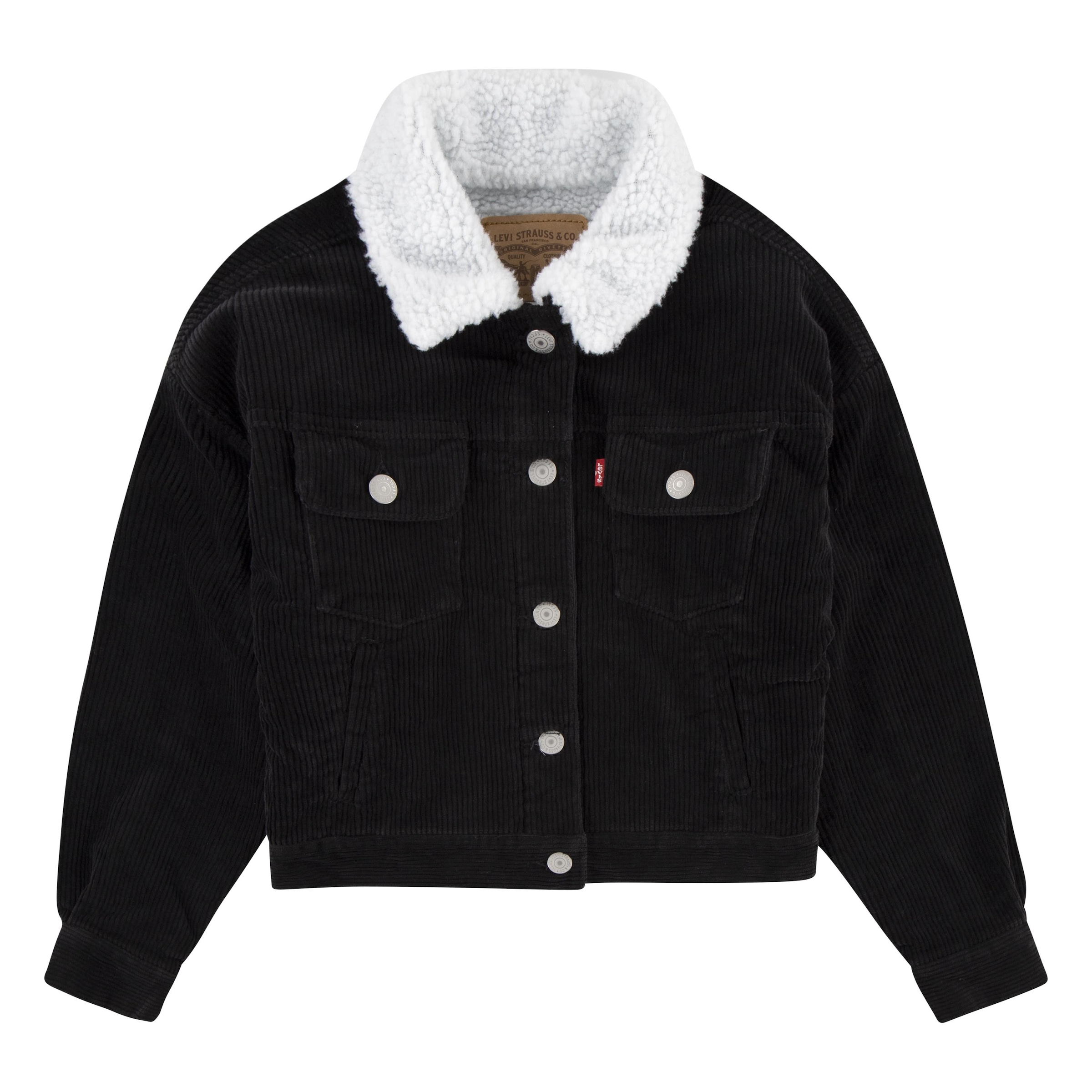 Levi's® Kids Cordjacke »LVG BABY BAGGY CORDUROY TRUCKE« mit Fellimitatkragen, for Girls