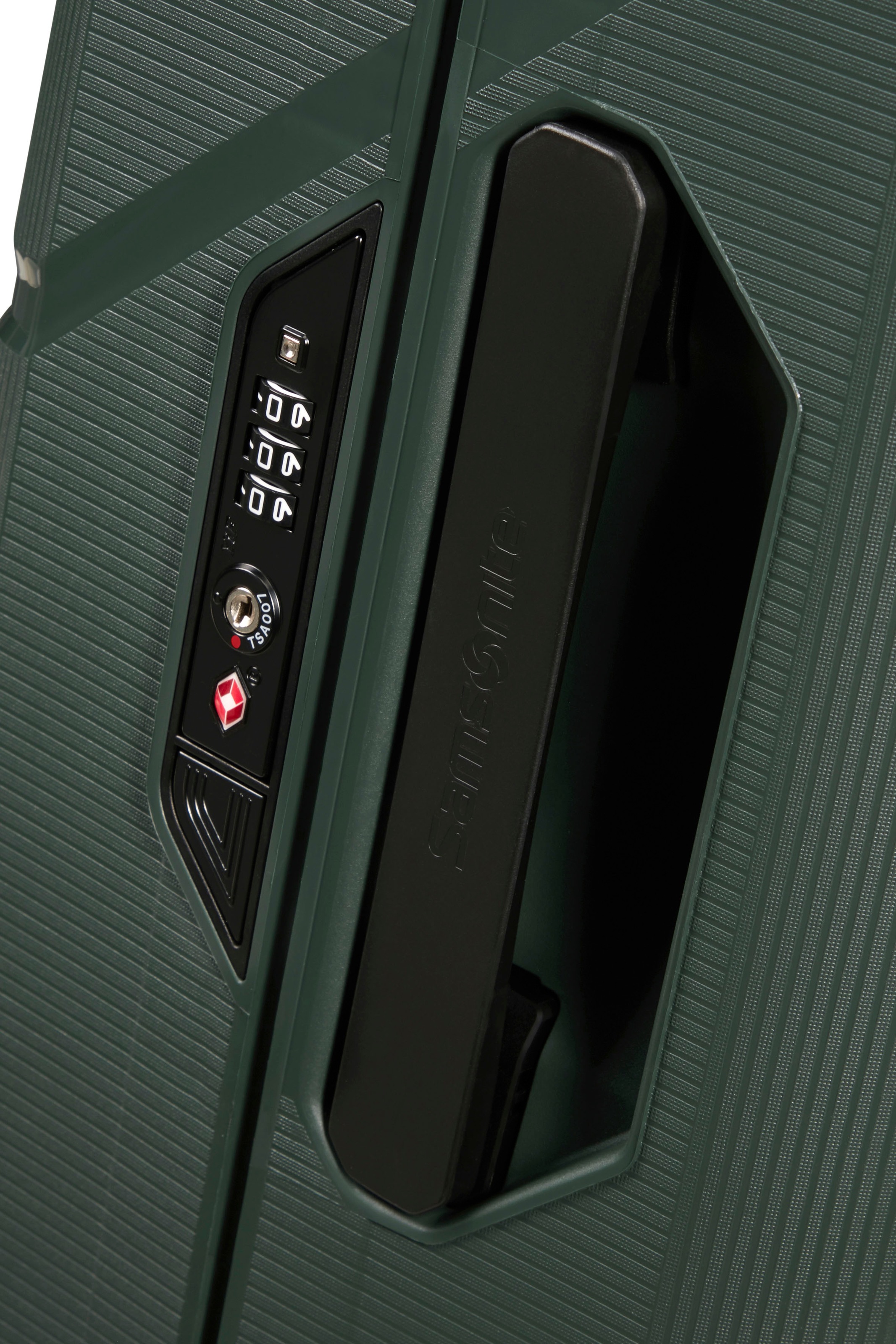 Samsonite Hartschalen-Trolley »MAGNUM ECO, verschiedene Grössen und Farben«, 4 Rollen, Reisekoffer Trolley Aufgabegepäck TSA-Zahlenschloss Made in Europe