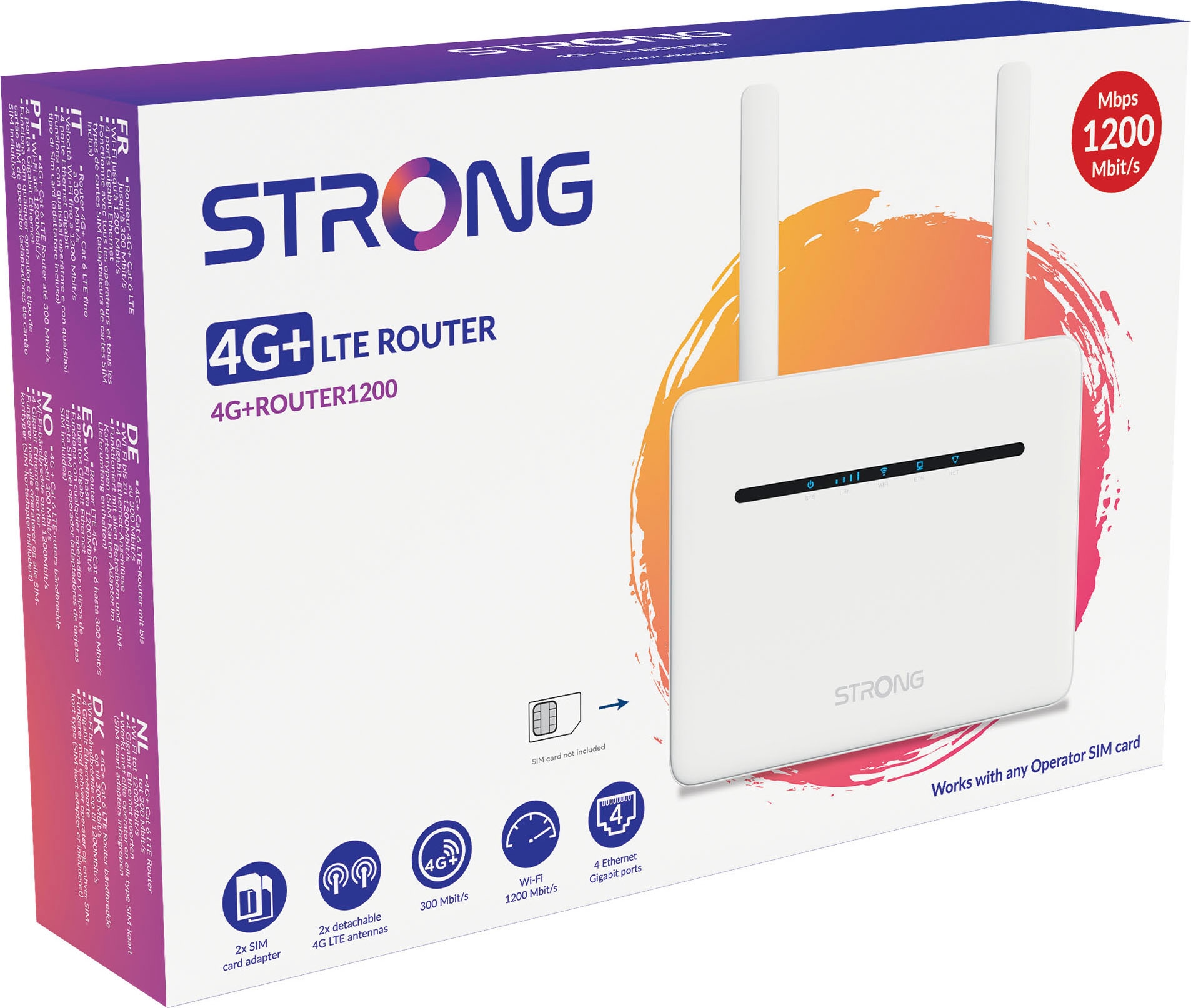 Strong WLAN-Router »4G LTE Dualband Router«, bis zu 1200 Mbit/s