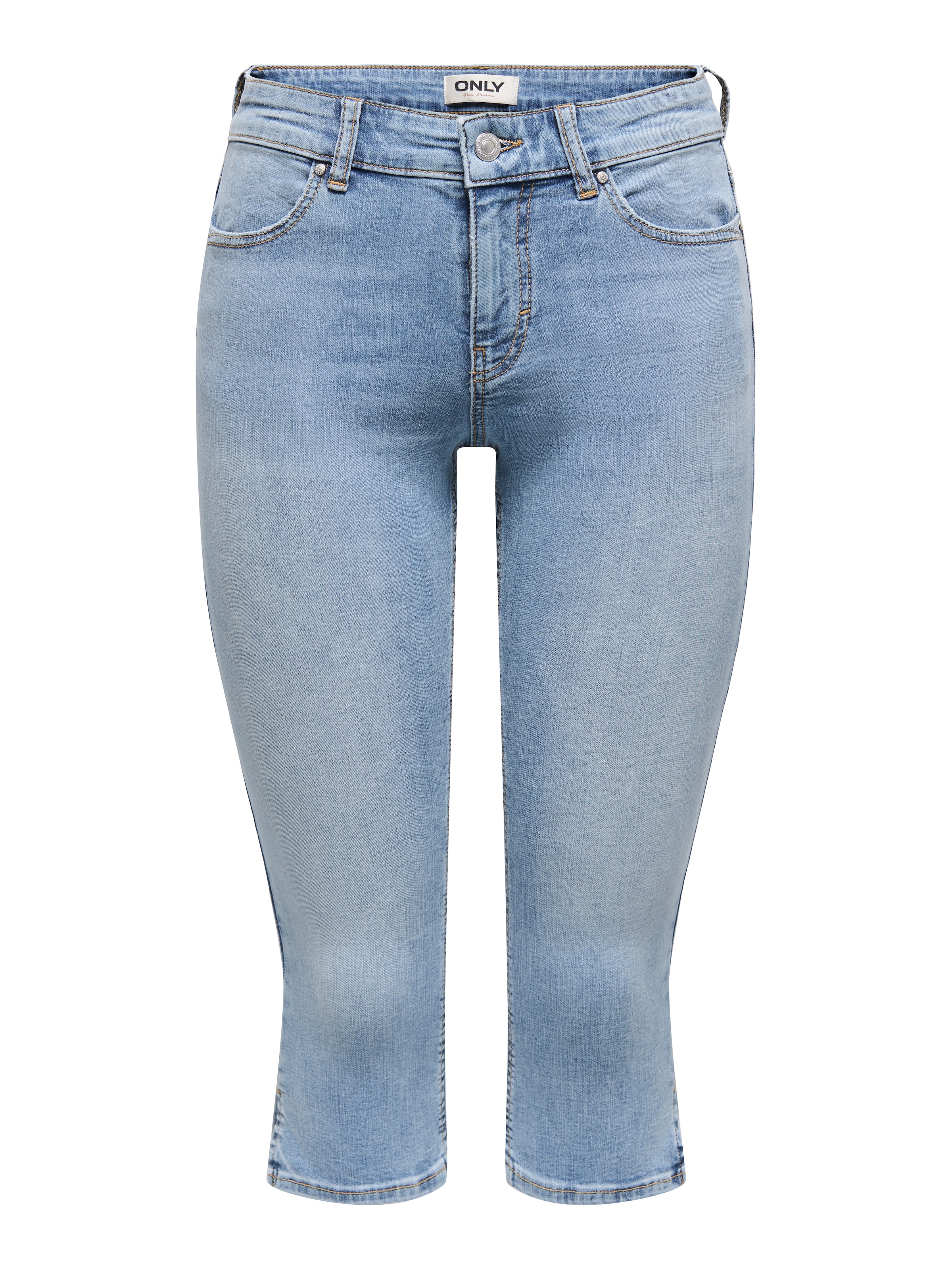 ONLY 7/8-Caprijeans »ONLBLUSH MW SLIT CAP SHORTS DNM DOT NOOS«