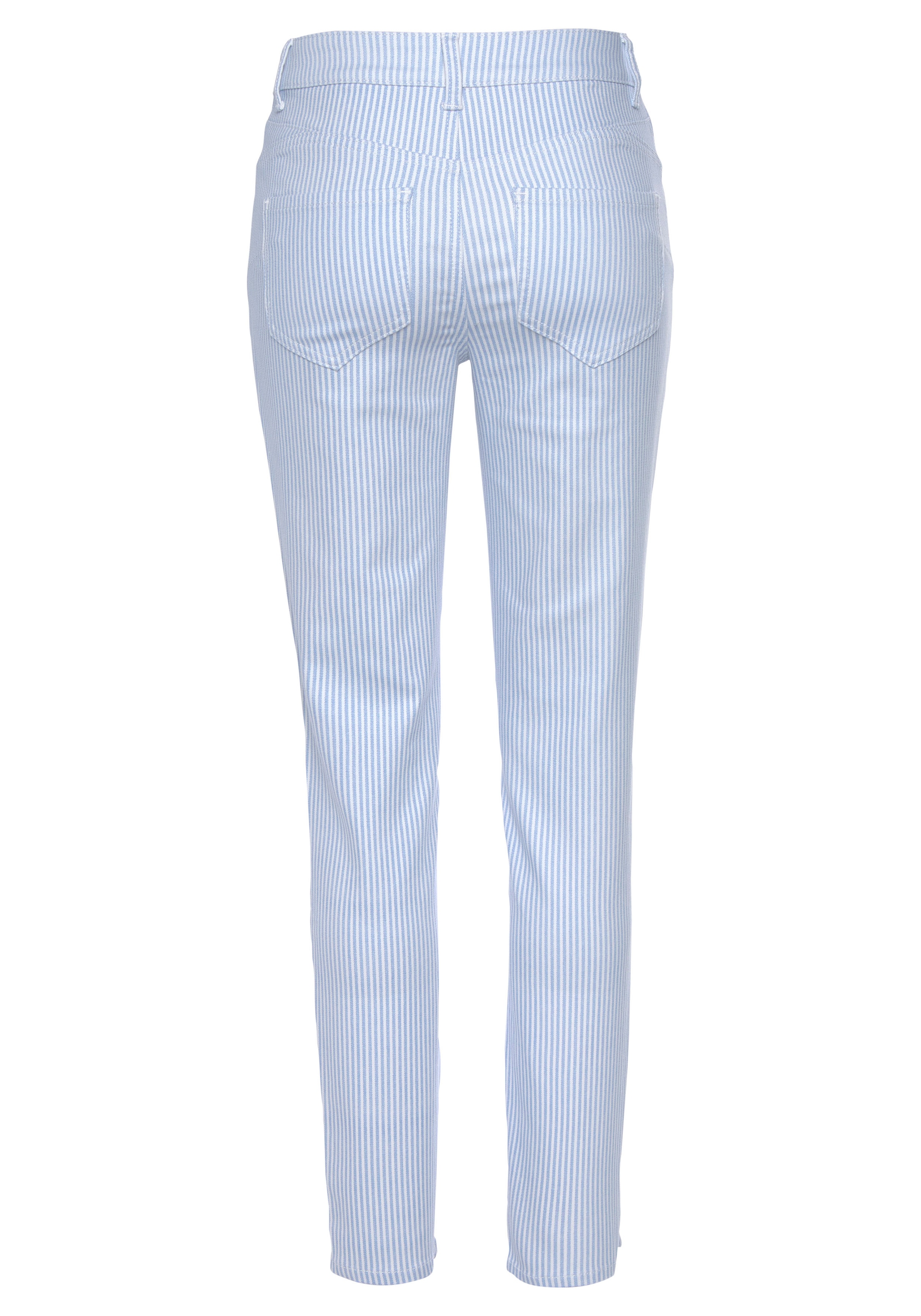 LASCANA Jeggings, mit Streifenmuster, Skinny-Jeans aus weichem Stretch-Denim