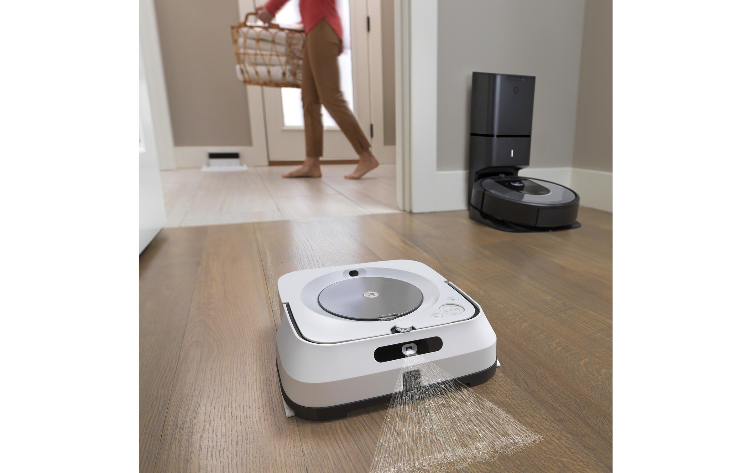 iRobot Saugroboter »Roomba i7+ (i7558) & Wischroboter Braava Jet m6«