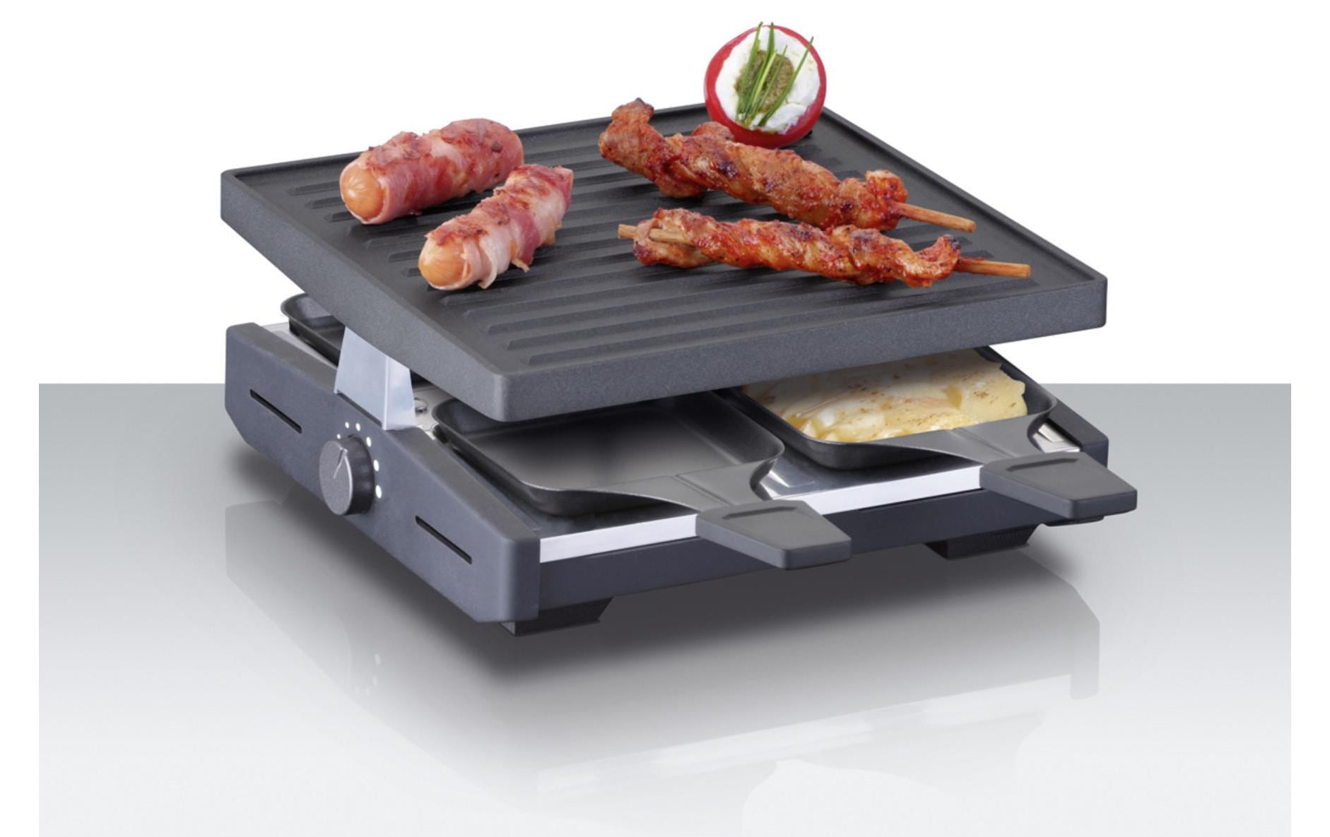 Kenwood Raclette »RC 34, 4 Personen«, 4 St. Raclettepfännchen, 800 W