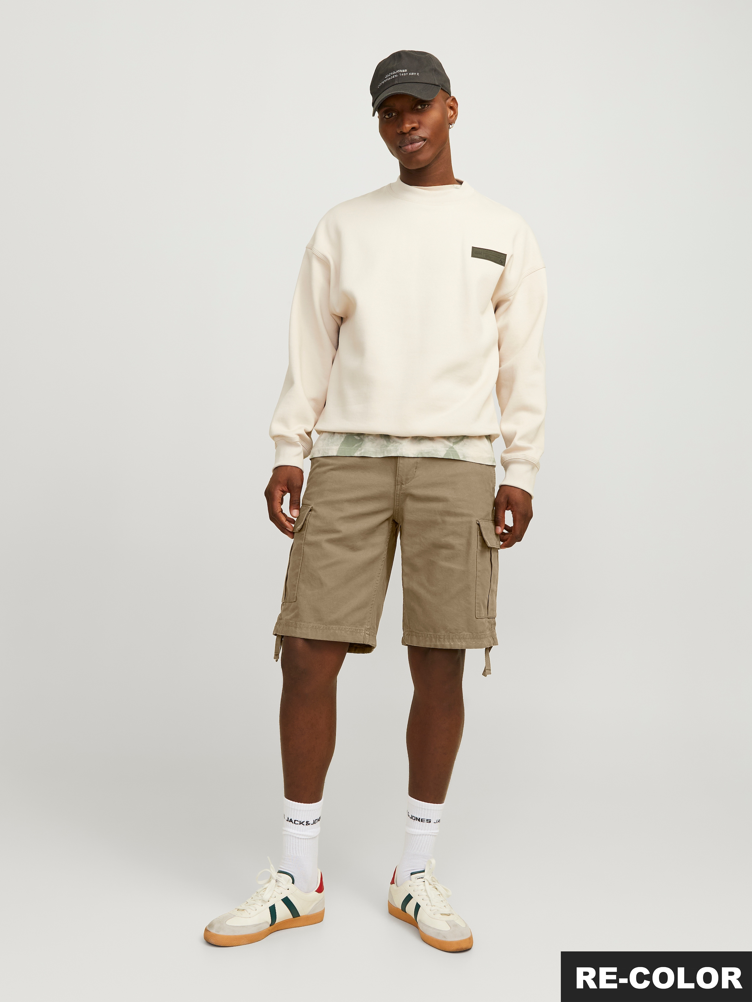 Jack & Jones Cargoshorts »JPSTCOLE BARKLEY JJCARGO SHORTS SN«, mit Cargo Taschen
