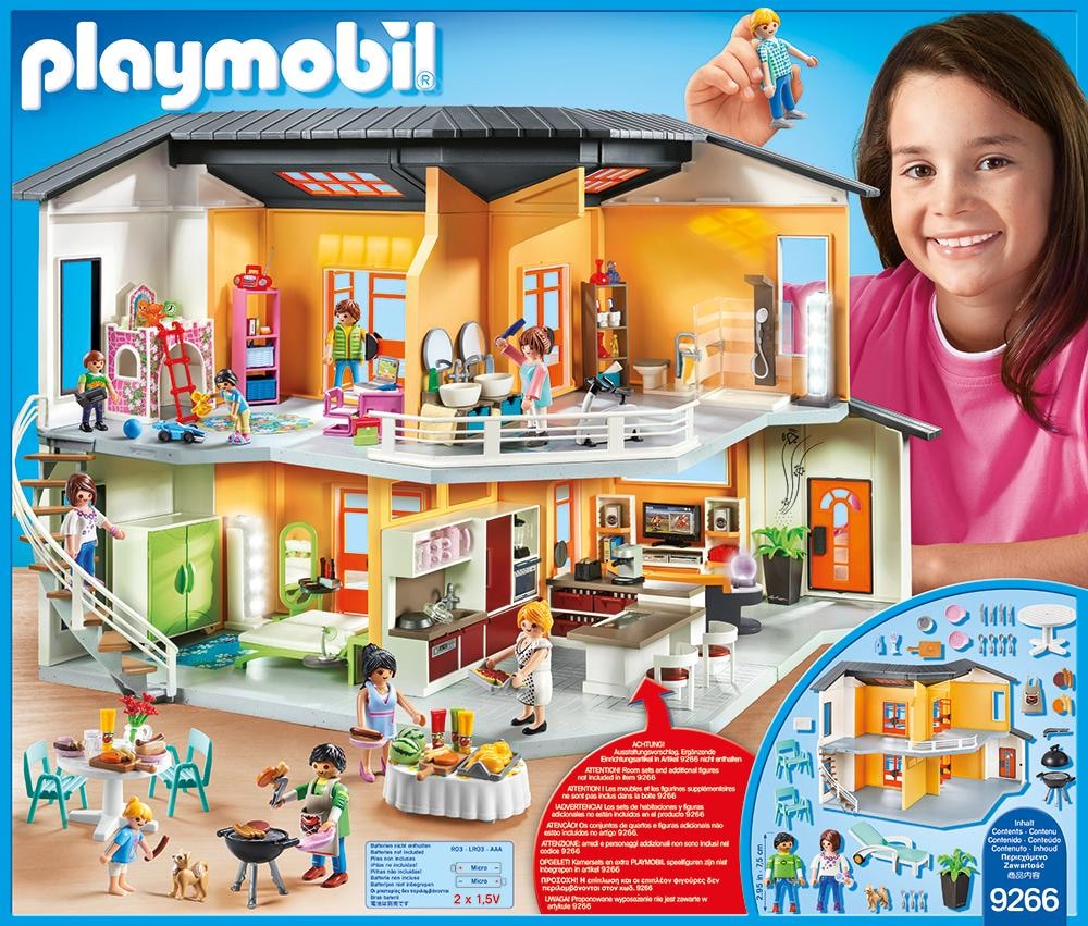 Playmobil® Konstruktions-Spielset »Modernes Wohnhaus (9266), City Life«, Made in Germany
