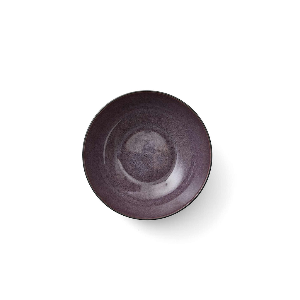Bitz Salatschüssel »30 cm, Schwarz/V«, aus Steinzeug