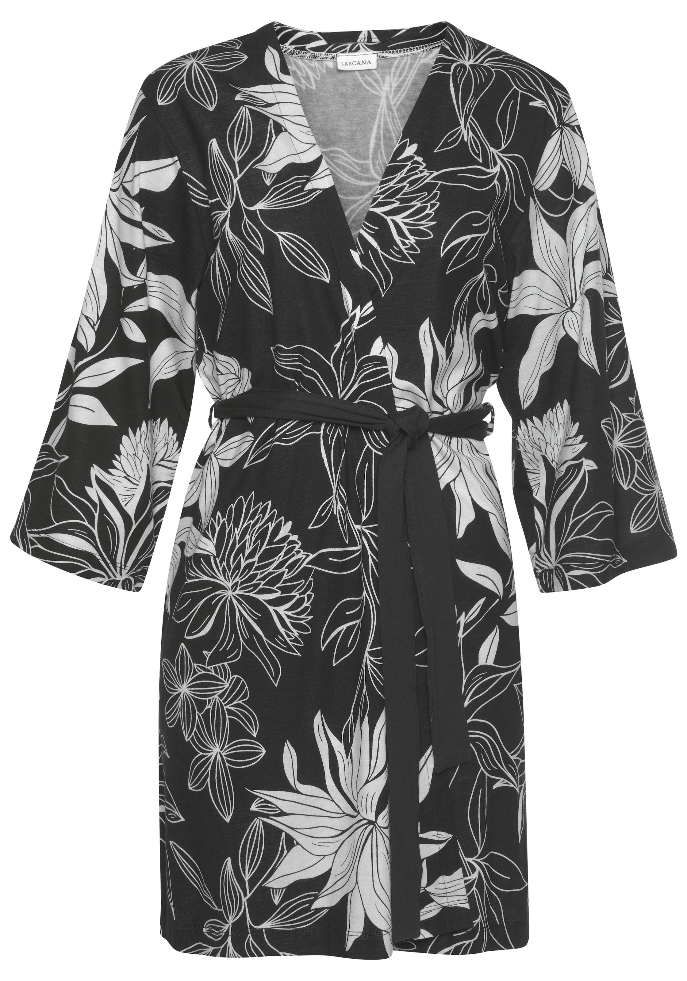 LASCANA Kimono, mit floralem Druck