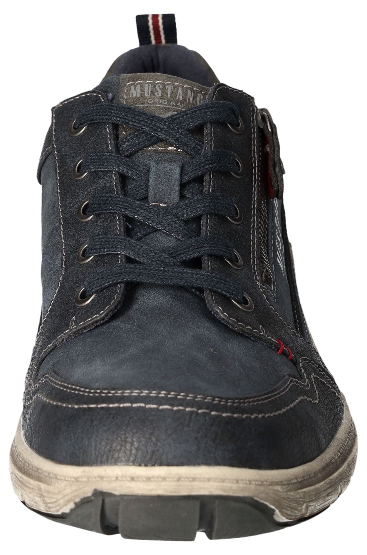 Mustang Shoes Sneaker, Freizeitschuh, Halbschuh, Schnürschuh mit seitlichem Reissverschluss