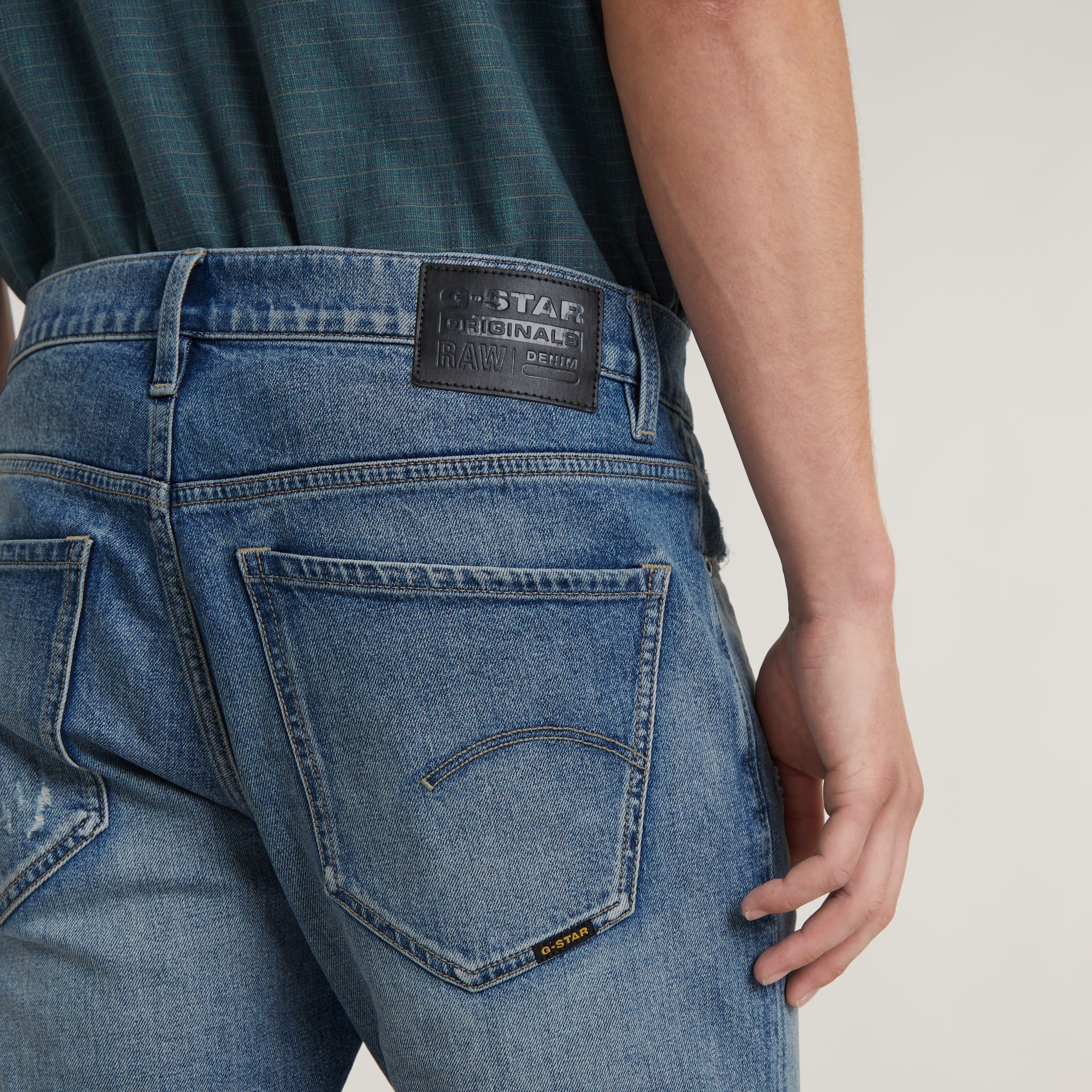 G-STAR Jeansshorts »Mosa«, mit Umschlagsaum