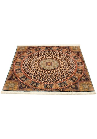 Teppich »Täbriz 50 Raj Teppich handgeknüpft mehrfarbig«, rechteckig