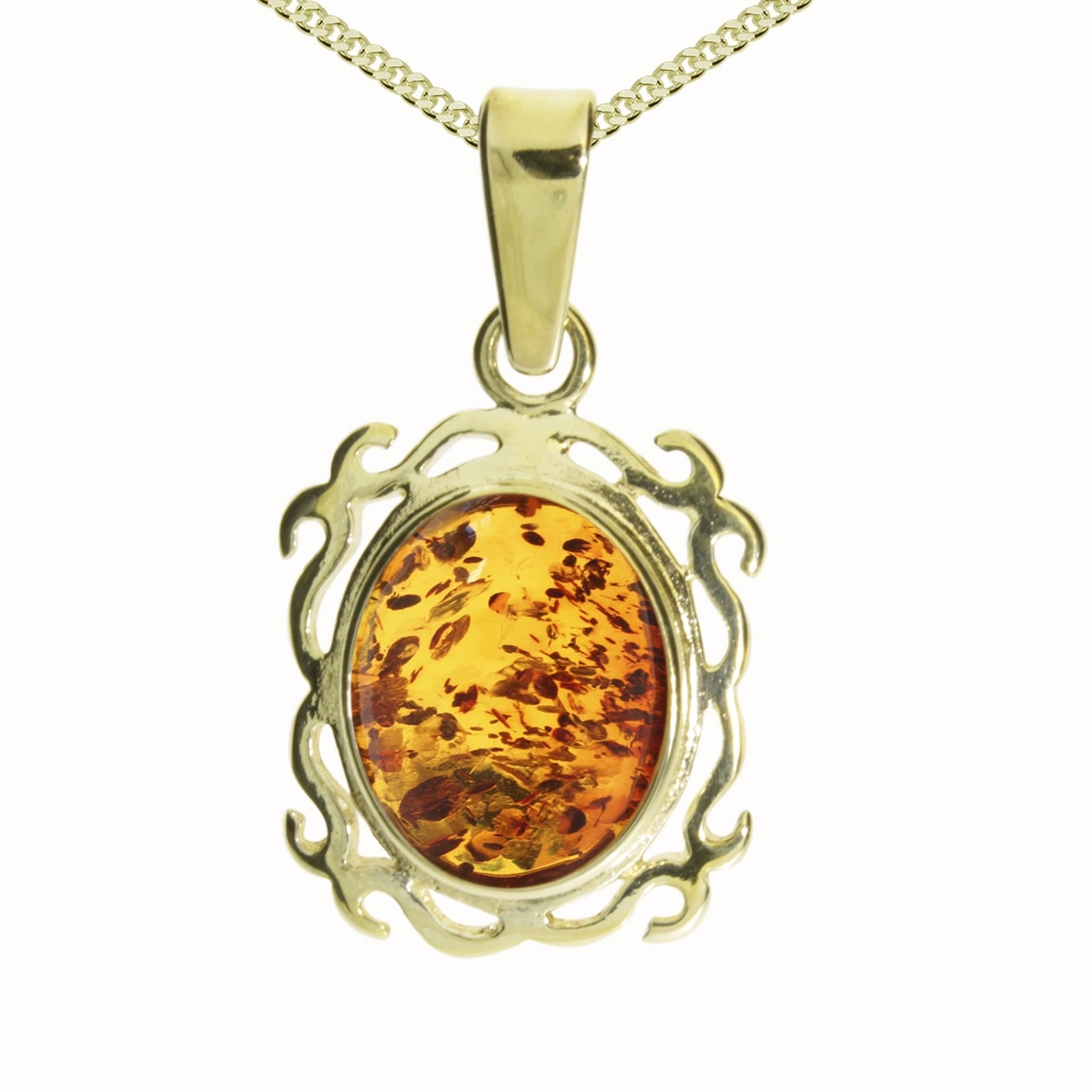 OSTSEE-SCHMUCK Kette mit Anhänger "Ostsee-Schmuck Kette mit Anhänger Konstanze"